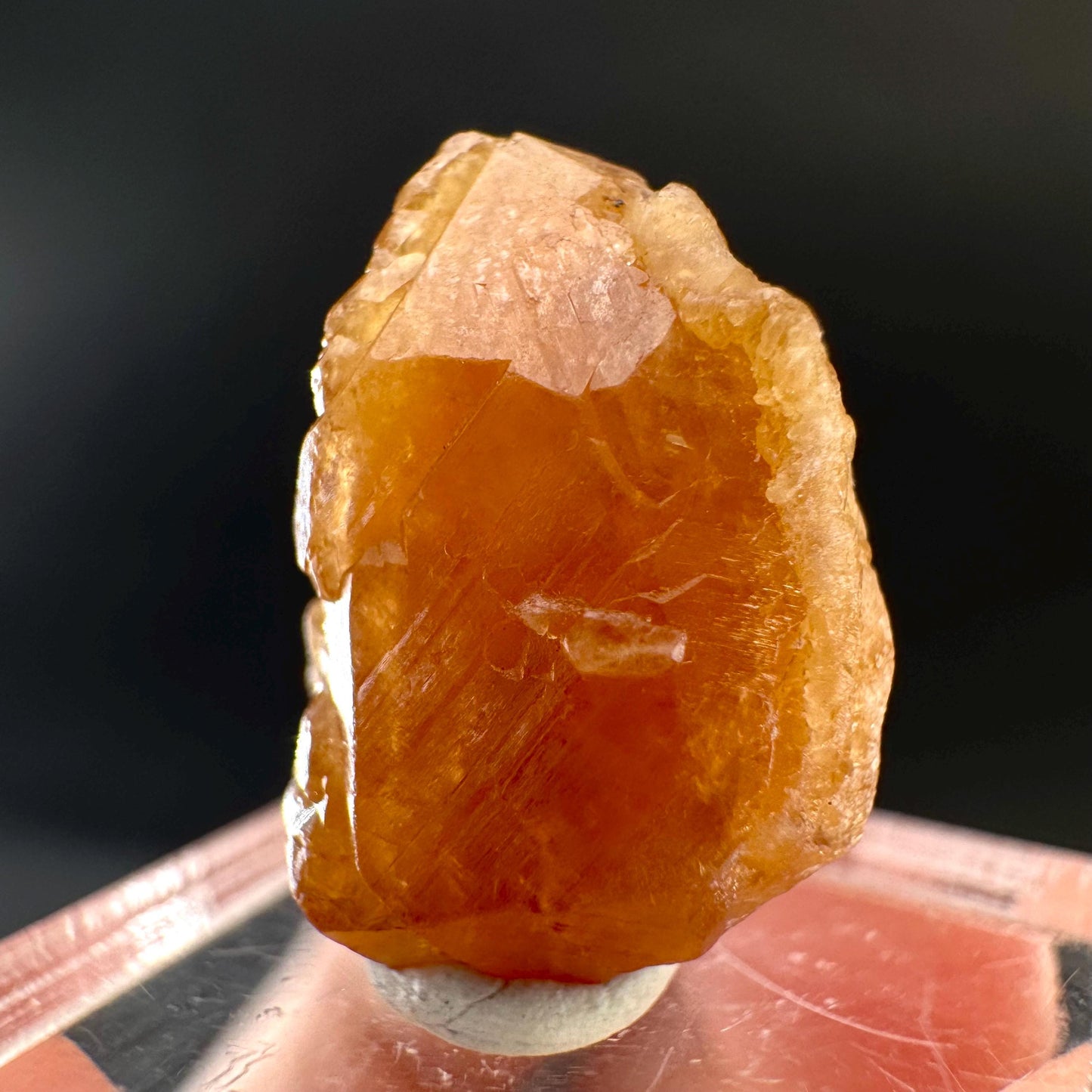 Hessonite Garnet | Orange Crystal, Mineral Specimen from Pakistan