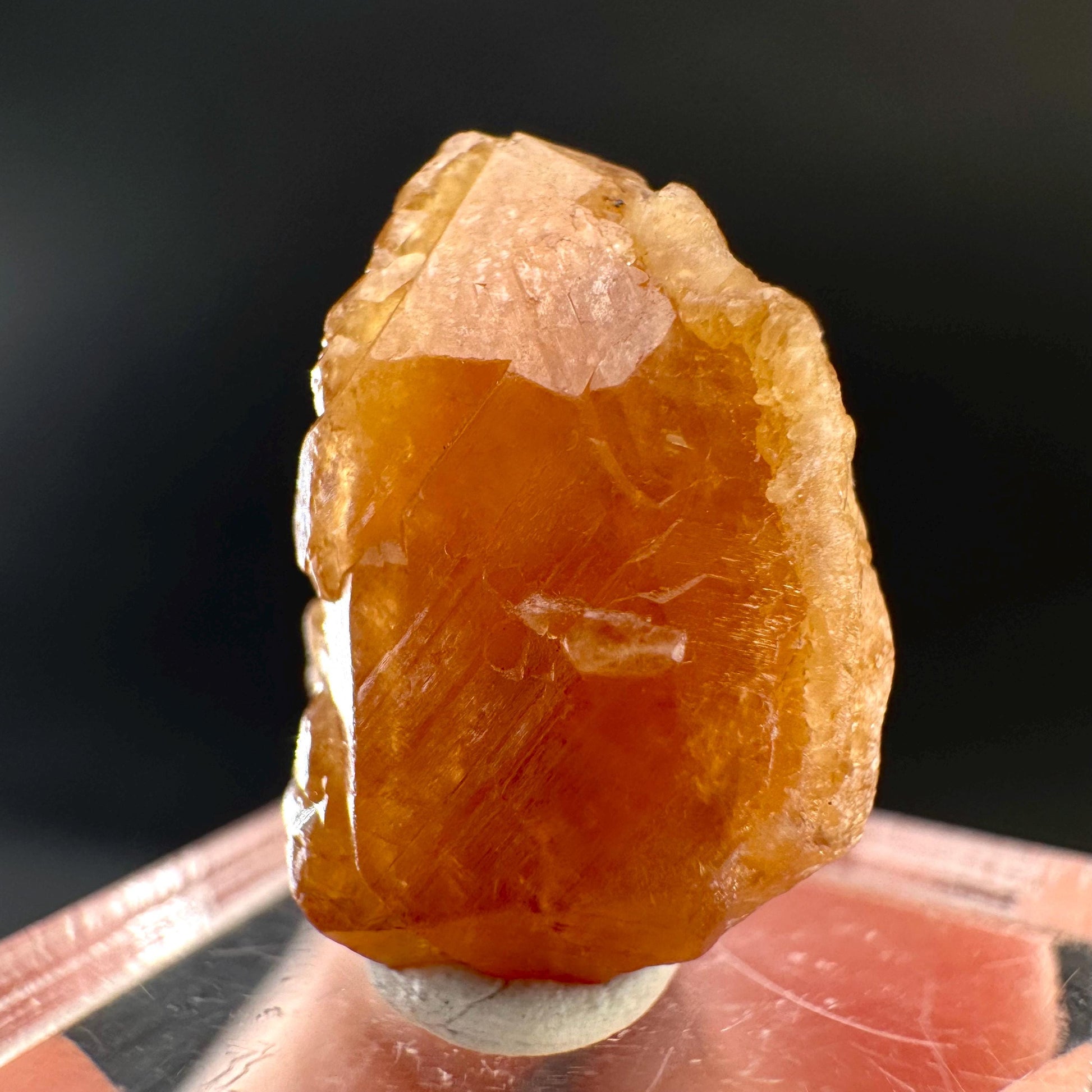 Hessonite Garnet | Orange Crystal, Mineral Specimen from Pakistan