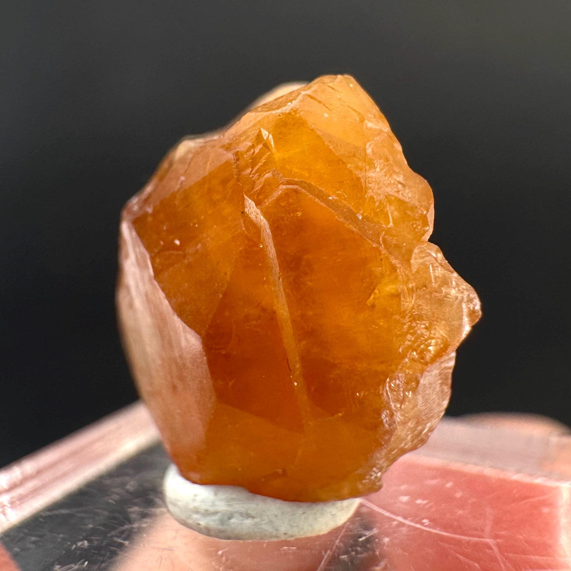 Hessonite Garnet | Orange Crystal, Mineral Specimen from Pakistan