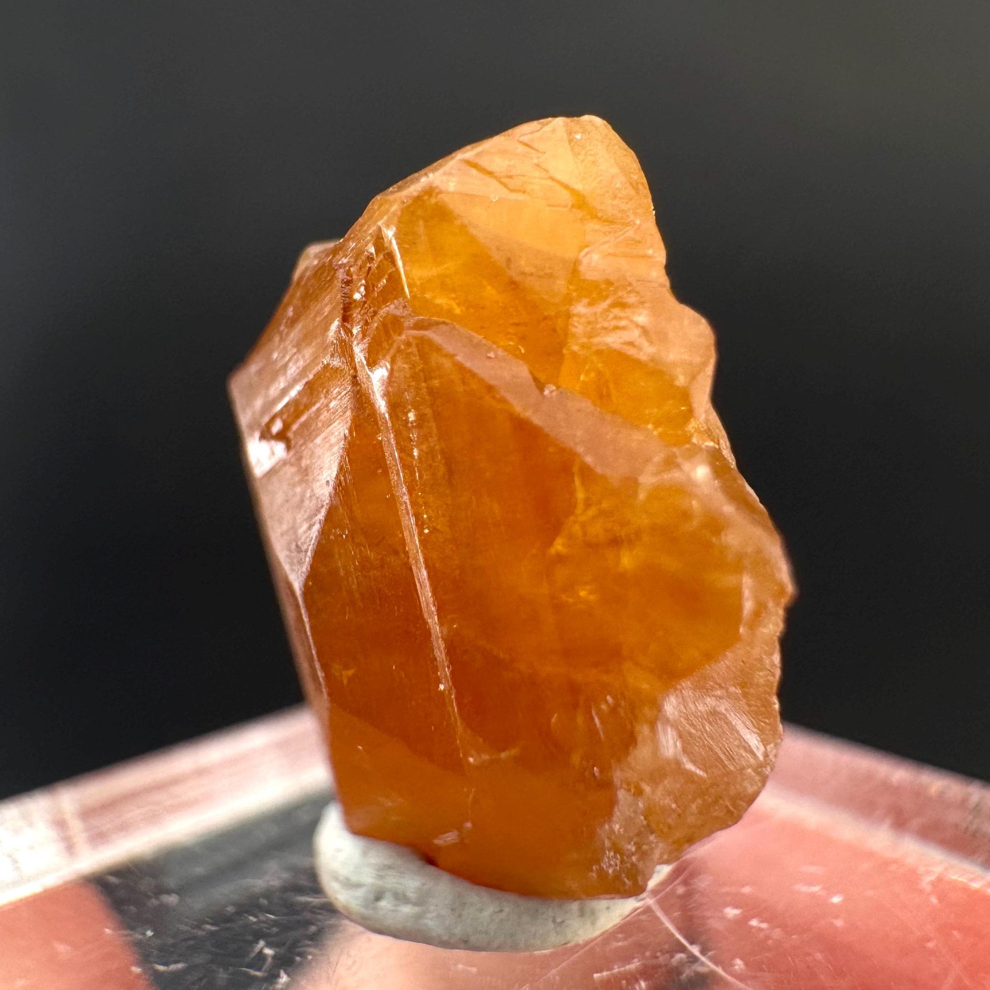 Hessonite Garnet | Orange Crystal, Mineral Specimen from Pakistan