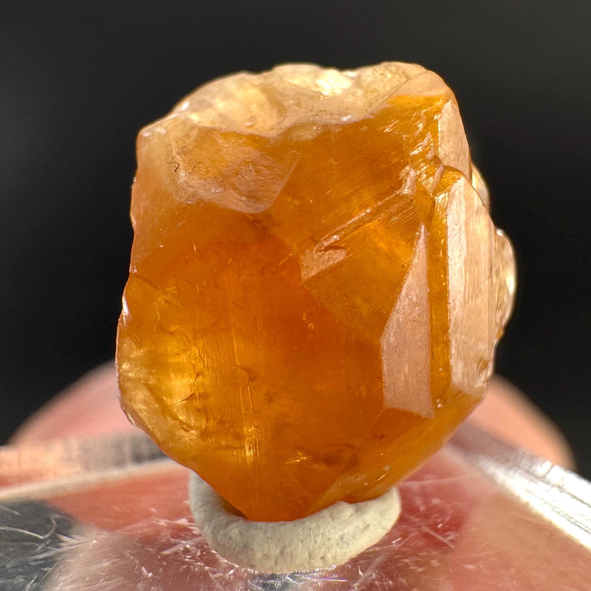Hessonite Garnet | Orange Crystal, Mineral Specimen from Pakistan