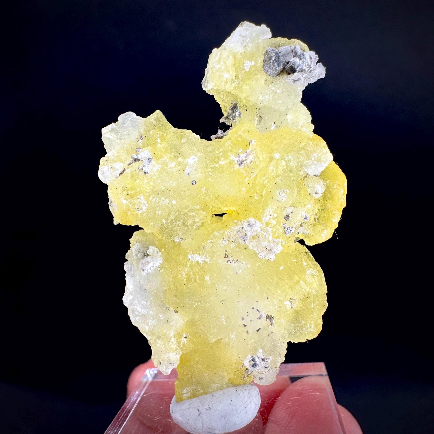 Brucite | Yellow Crystal, Lustrous Mineral Specimen From Pakistan