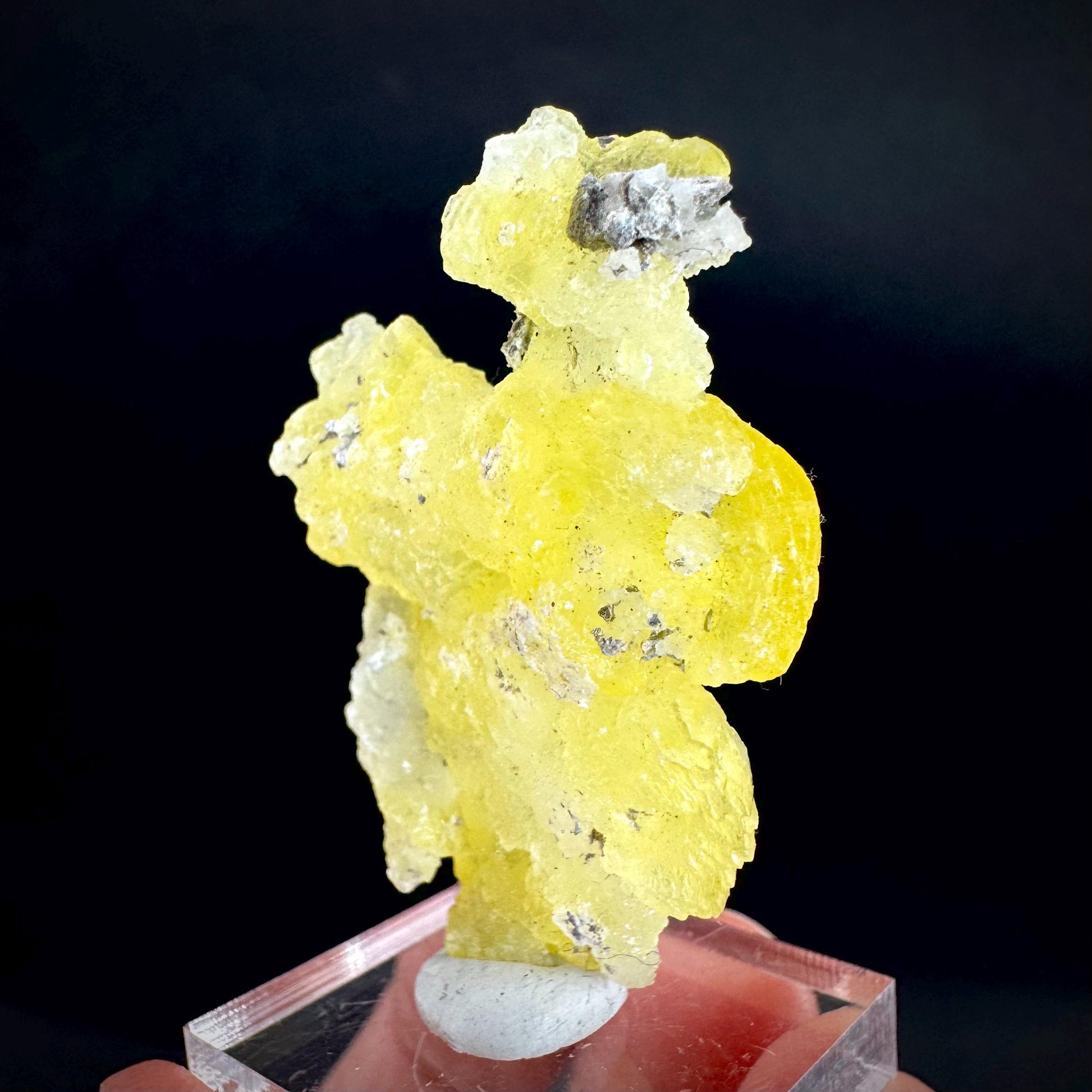 Brucite | Yellow Crystal, Lustrous Mineral Specimen From Pakistan