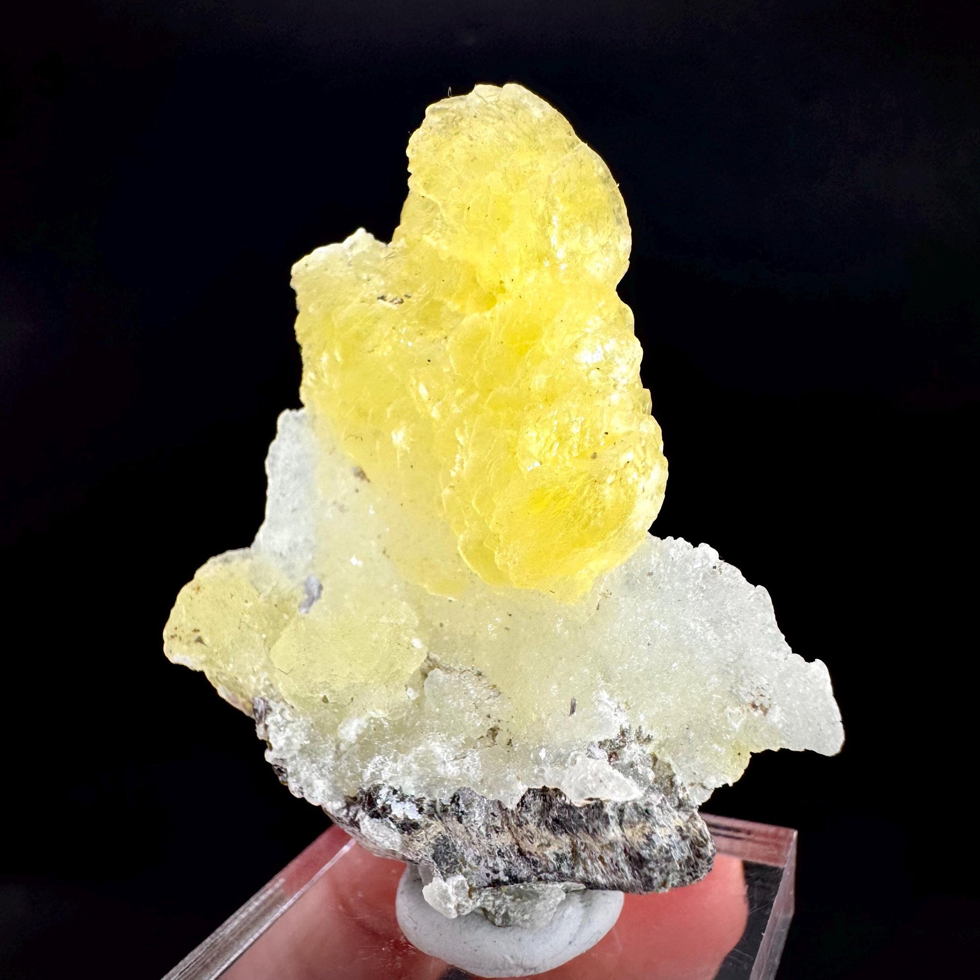 Brucite | Yellow Crystal, Lustrous Mineral Specimen From Pakistan