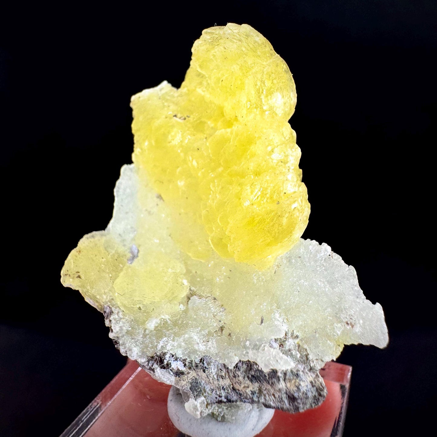 Brucite | Yellow Crystal, Lustrous Mineral Specimen From Pakistan
