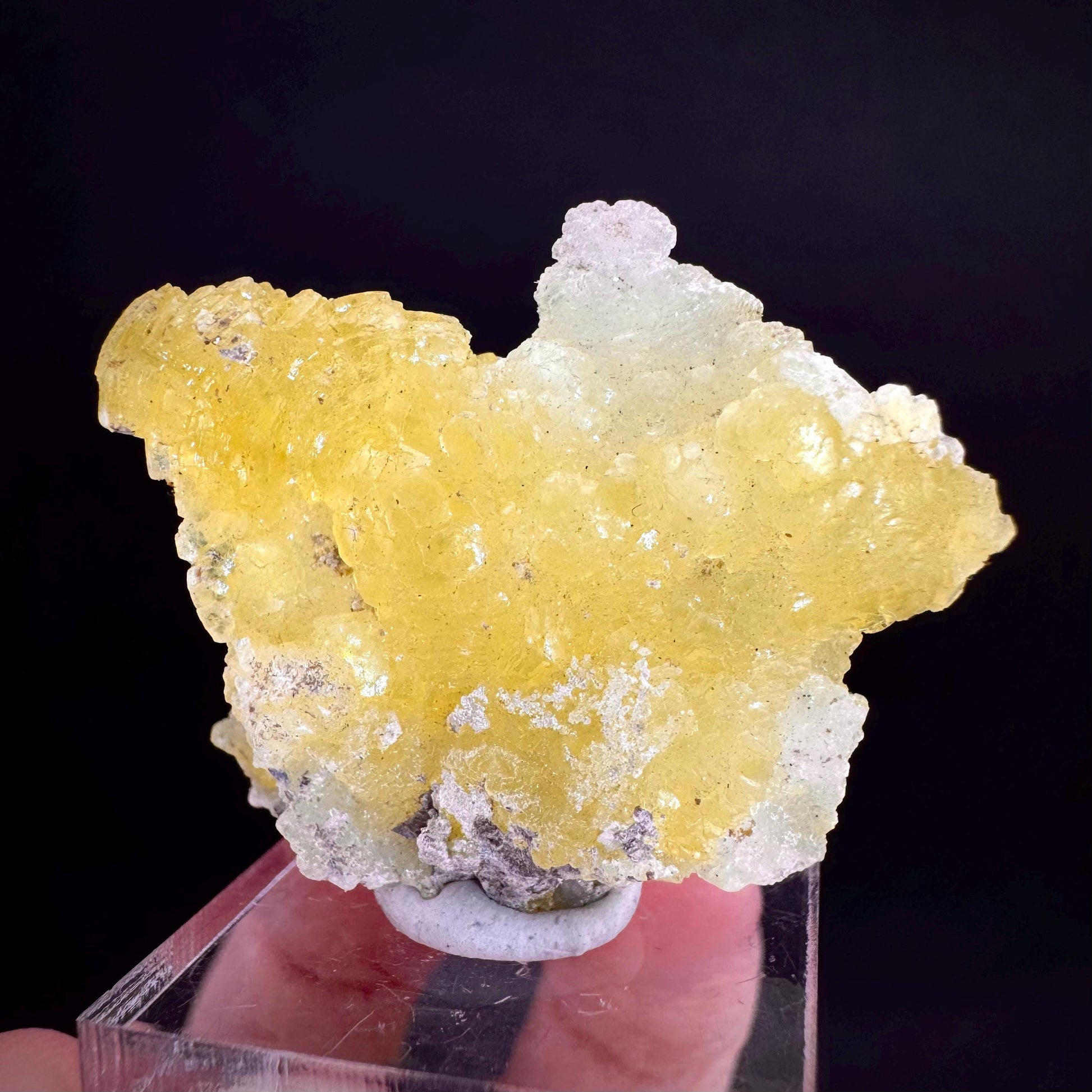 Brucite | Yellow Crystal, Lustrous Mineral Specimen From Pakistan