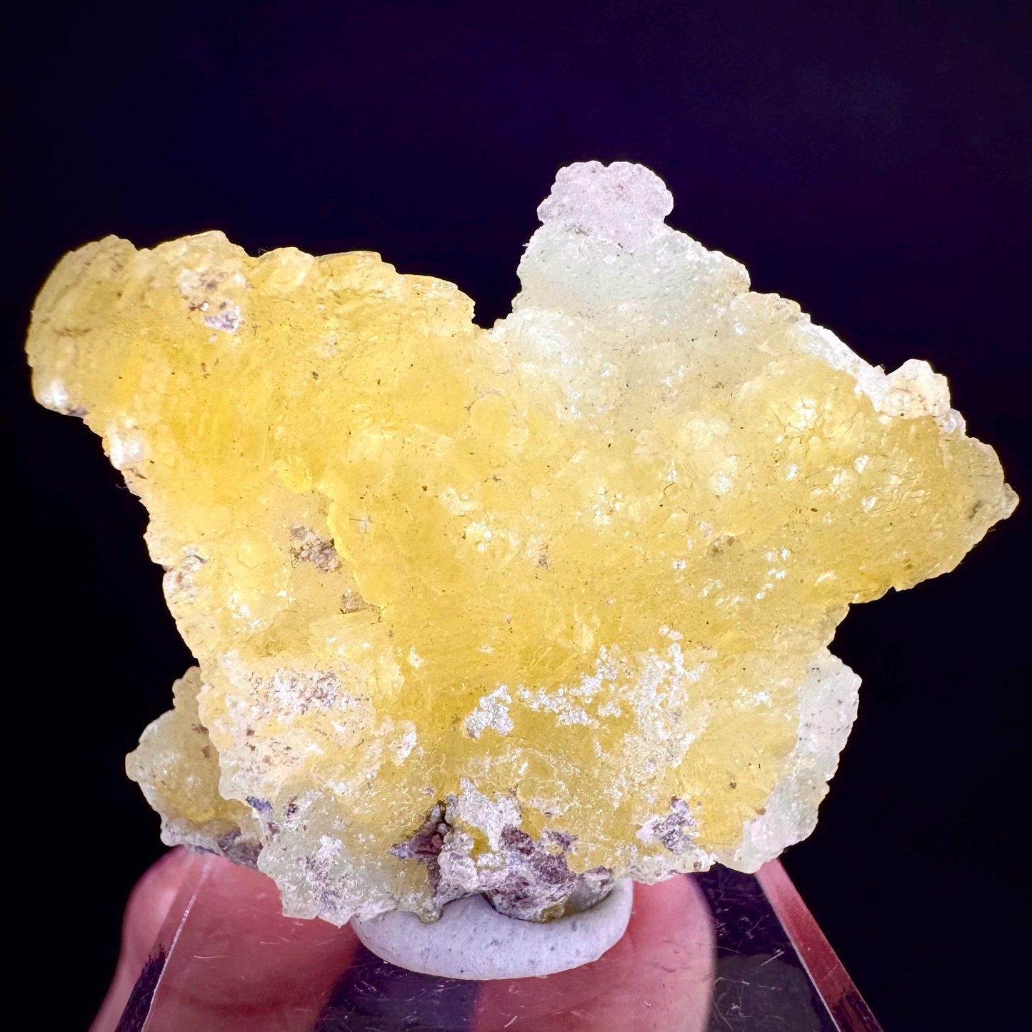 Brucite | Yellow Crystal, Lustrous Mineral Specimen From Pakistan