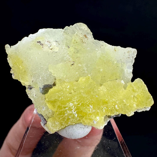Brucite | Yellow Crystal, Lustrous Mineral Specimen From Pakistan
