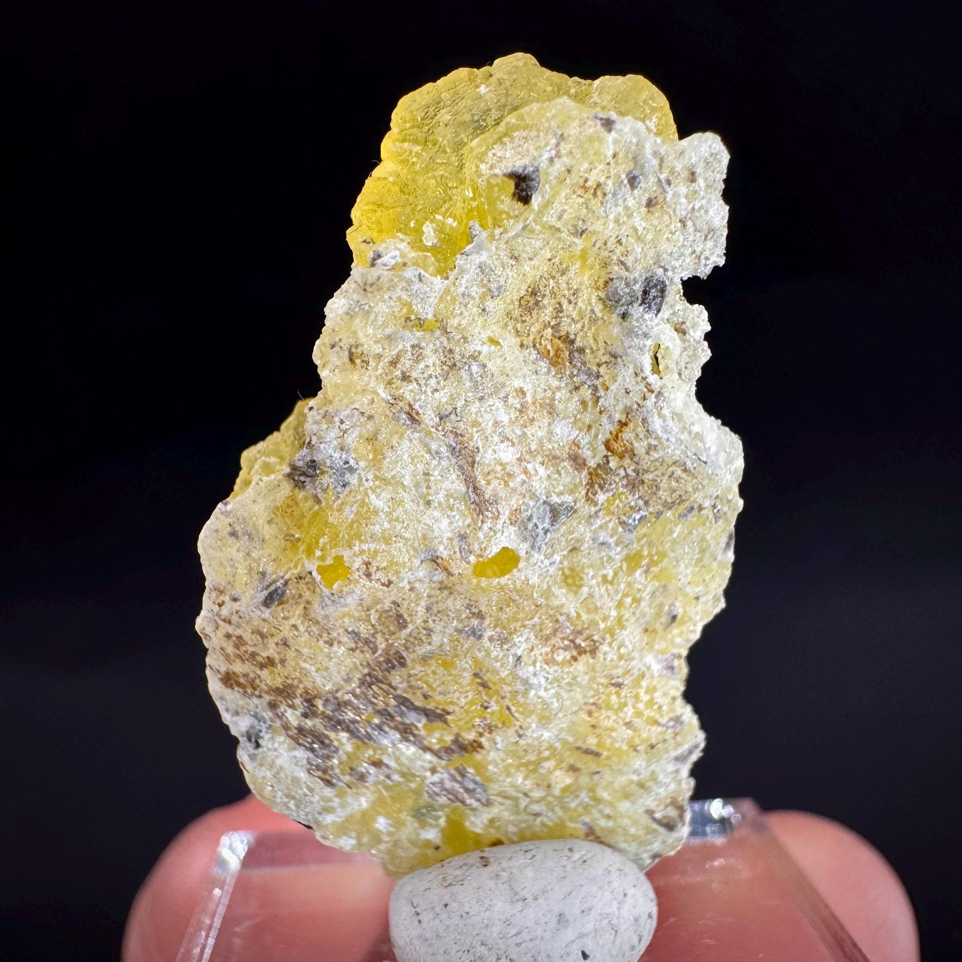 Brucite | Yellow Crystal, Lustrous Mineral Specimen From Pakistan