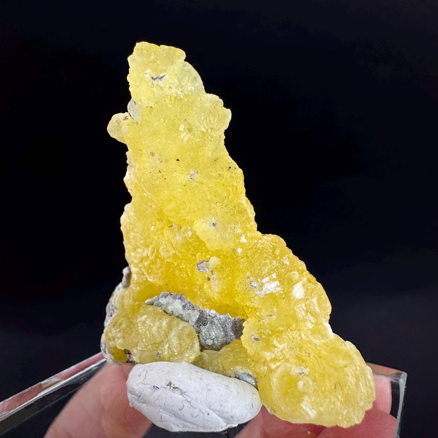 Brucite | Yellow Crystal, Lustrous Mineral Specimen From Pakistan