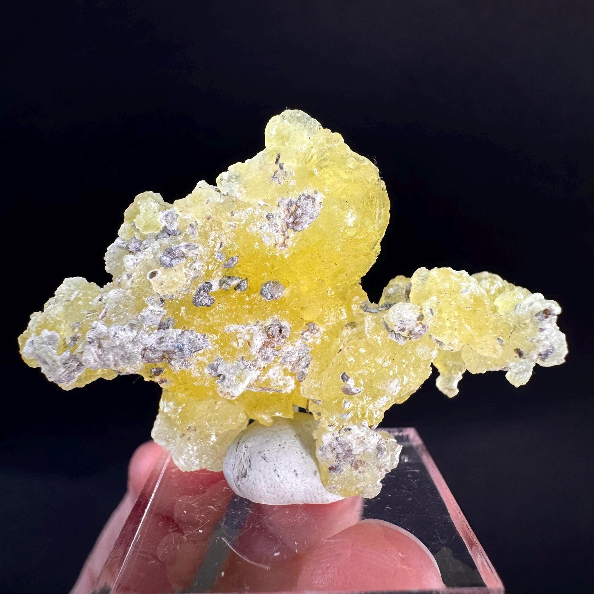 Brucite | Yellow Crystal, Lustrous Mineral Specimen From Pakistan