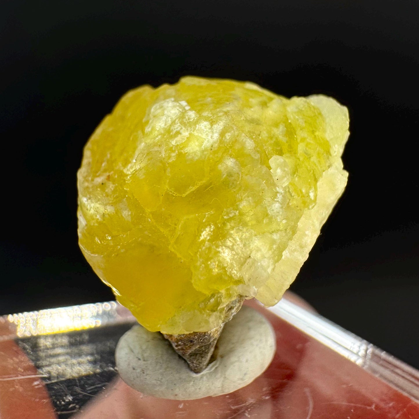 Brucite | Yellow Crystal, Lustrous Mineral Specimen From Pakistan