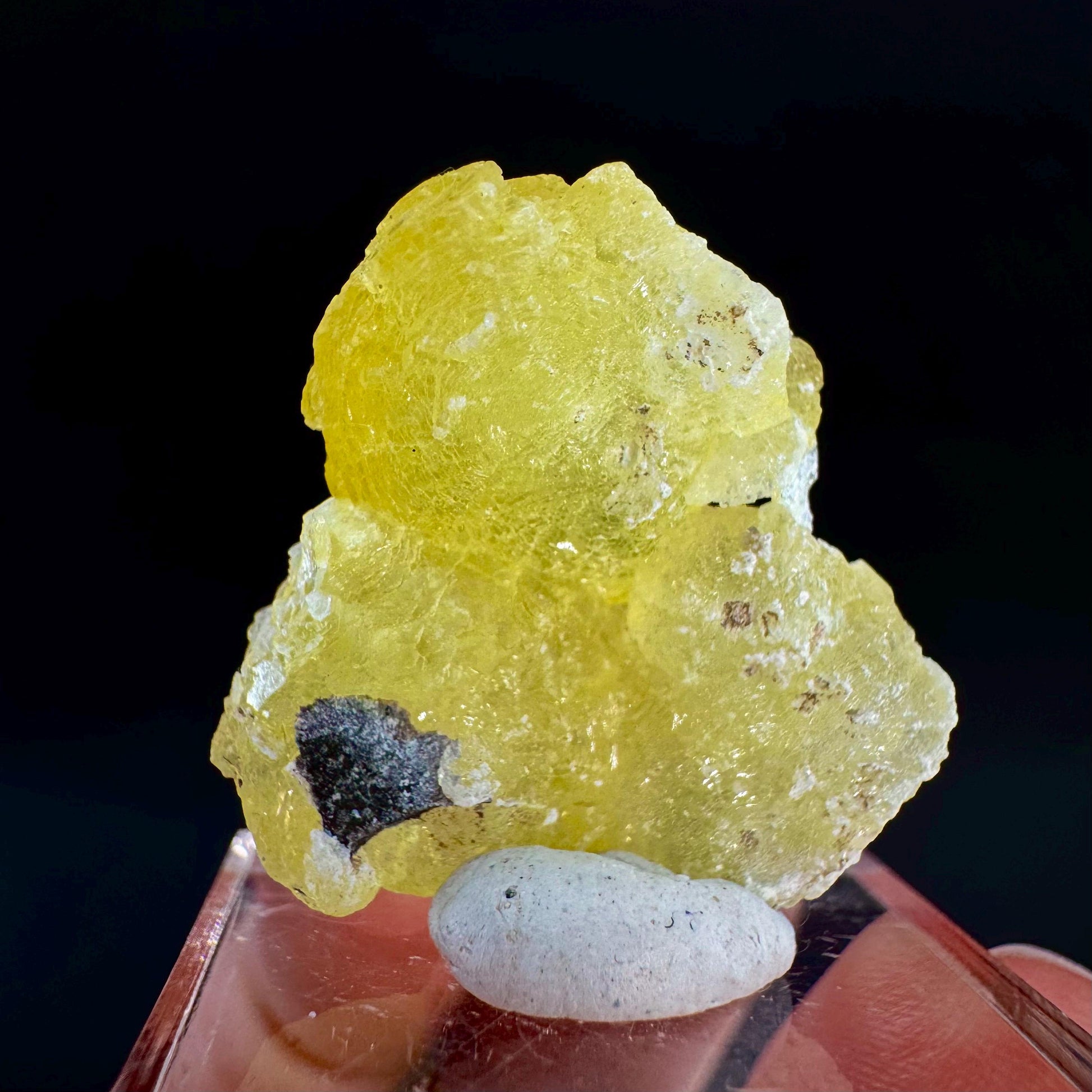 Brucite | Yellow Crystal, Lustrous Mineral Specimen From Pakistan