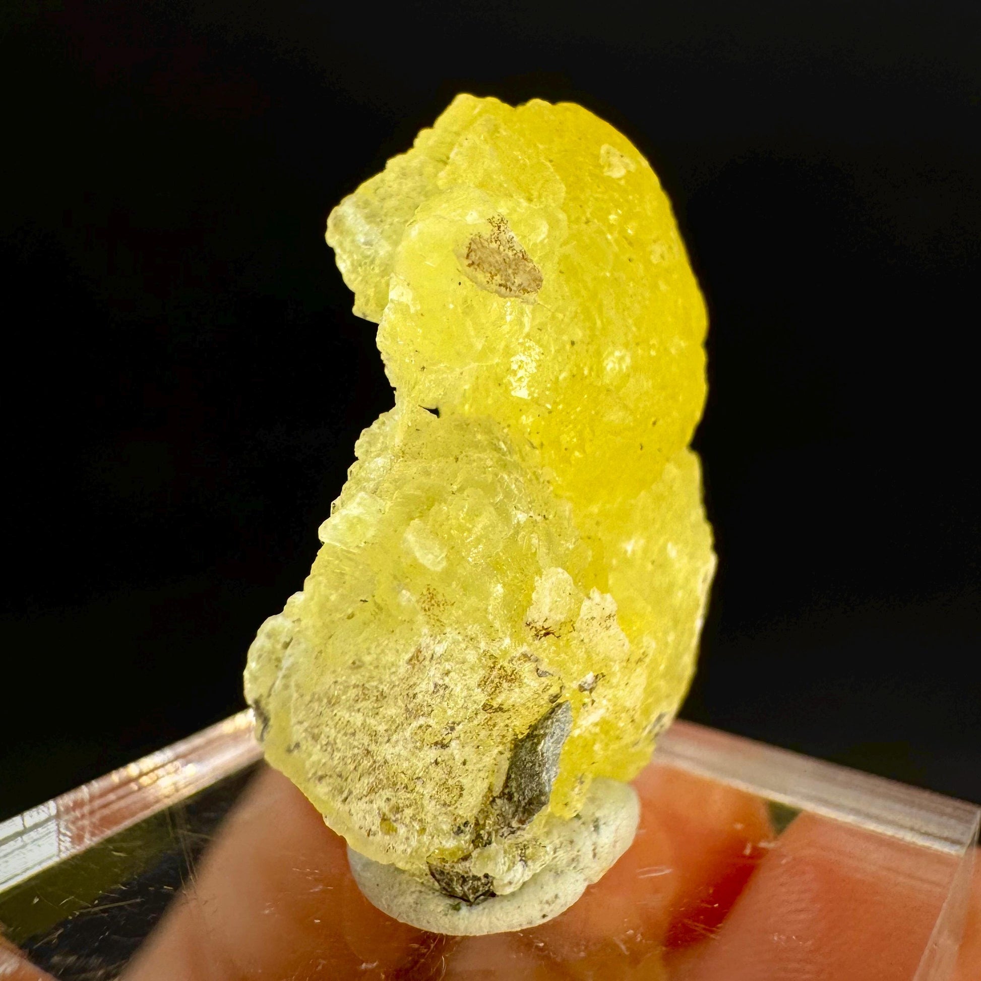 Brucite | Yellow Crystal, Lustrous Mineral Specimen From Pakistan