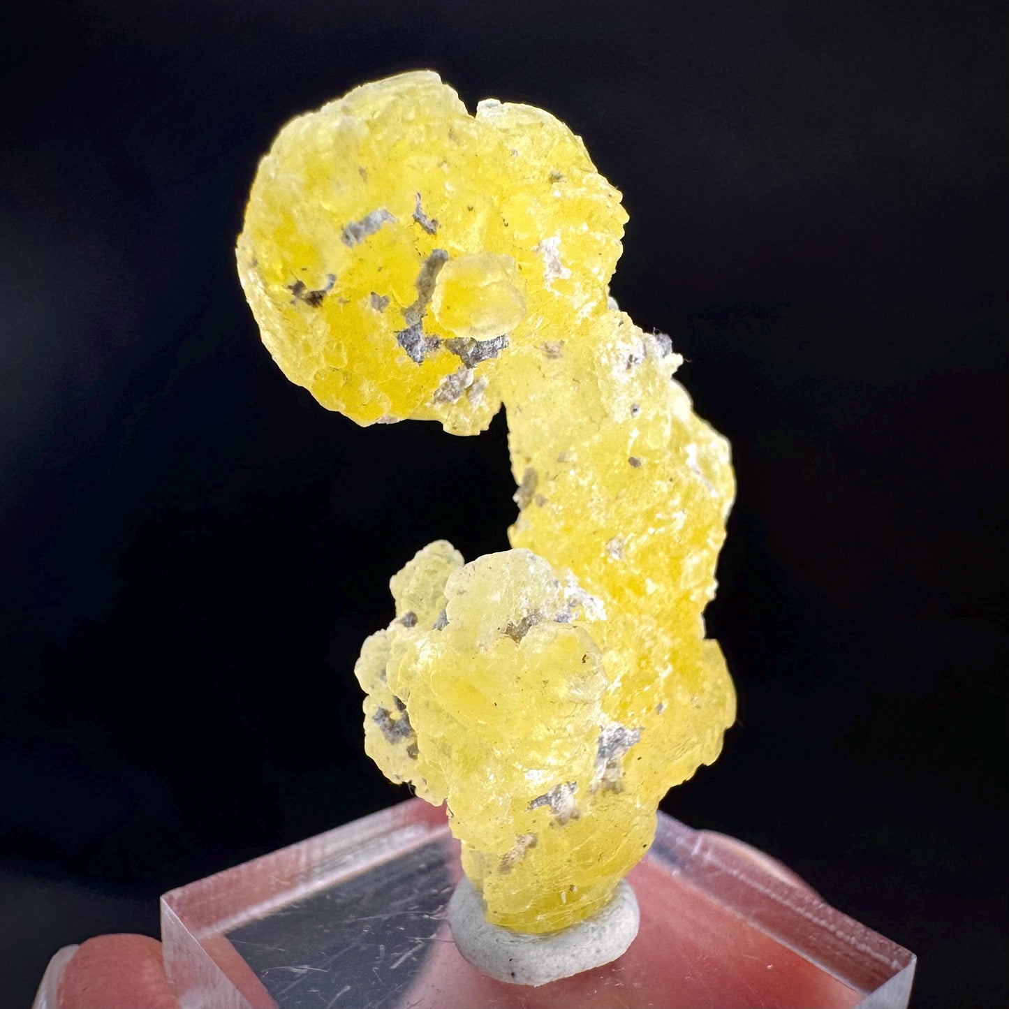 Brucite | Yellow Crystal, Lustrous Mineral Specimen From Pakistan
