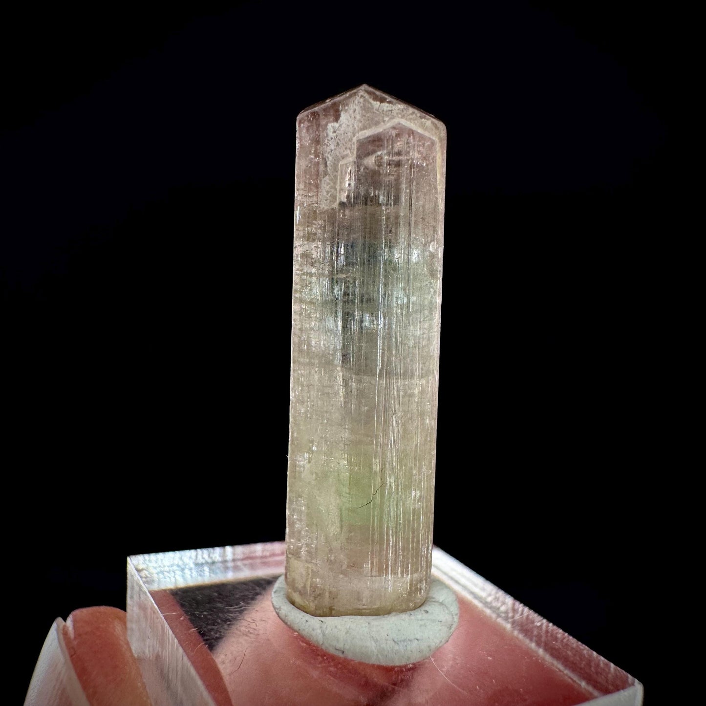 Watermelon Tourmaline | Green & Pink Elbaite Crystal, mineral specimen from Paprok