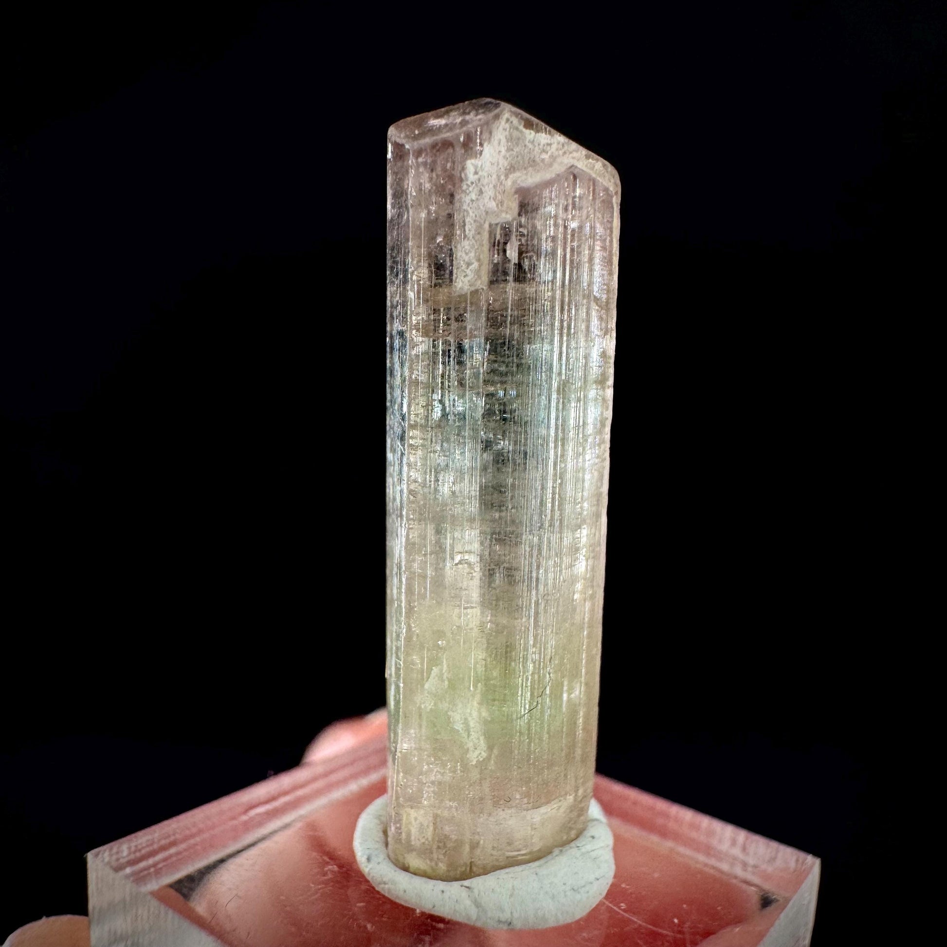 Watermelon Tourmaline | Green & Pink Elbaite Crystal, mineral specimen from Paprok