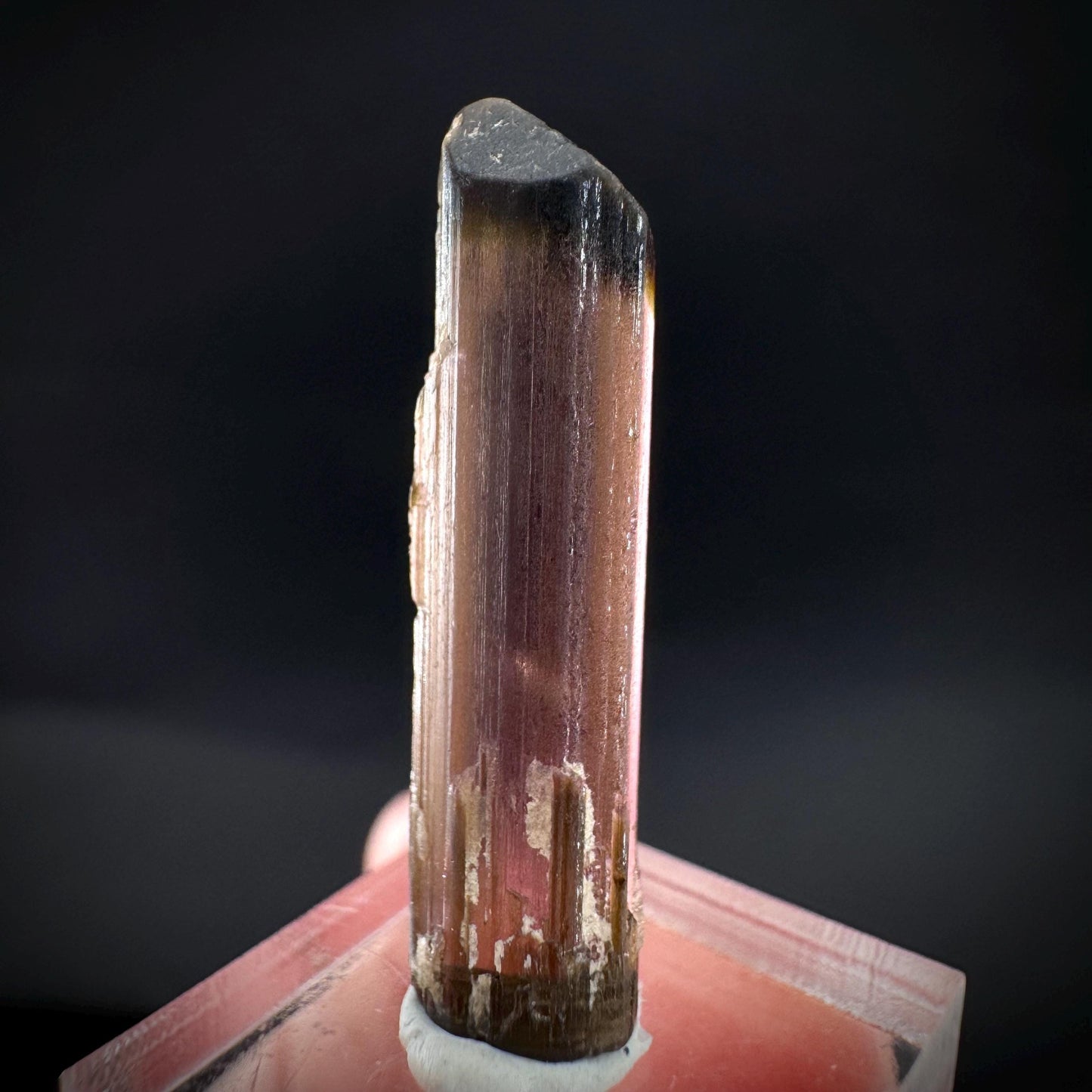 Elbaite Tourmaline | Pink & Green Crystal, mineral specimen from Paprok
