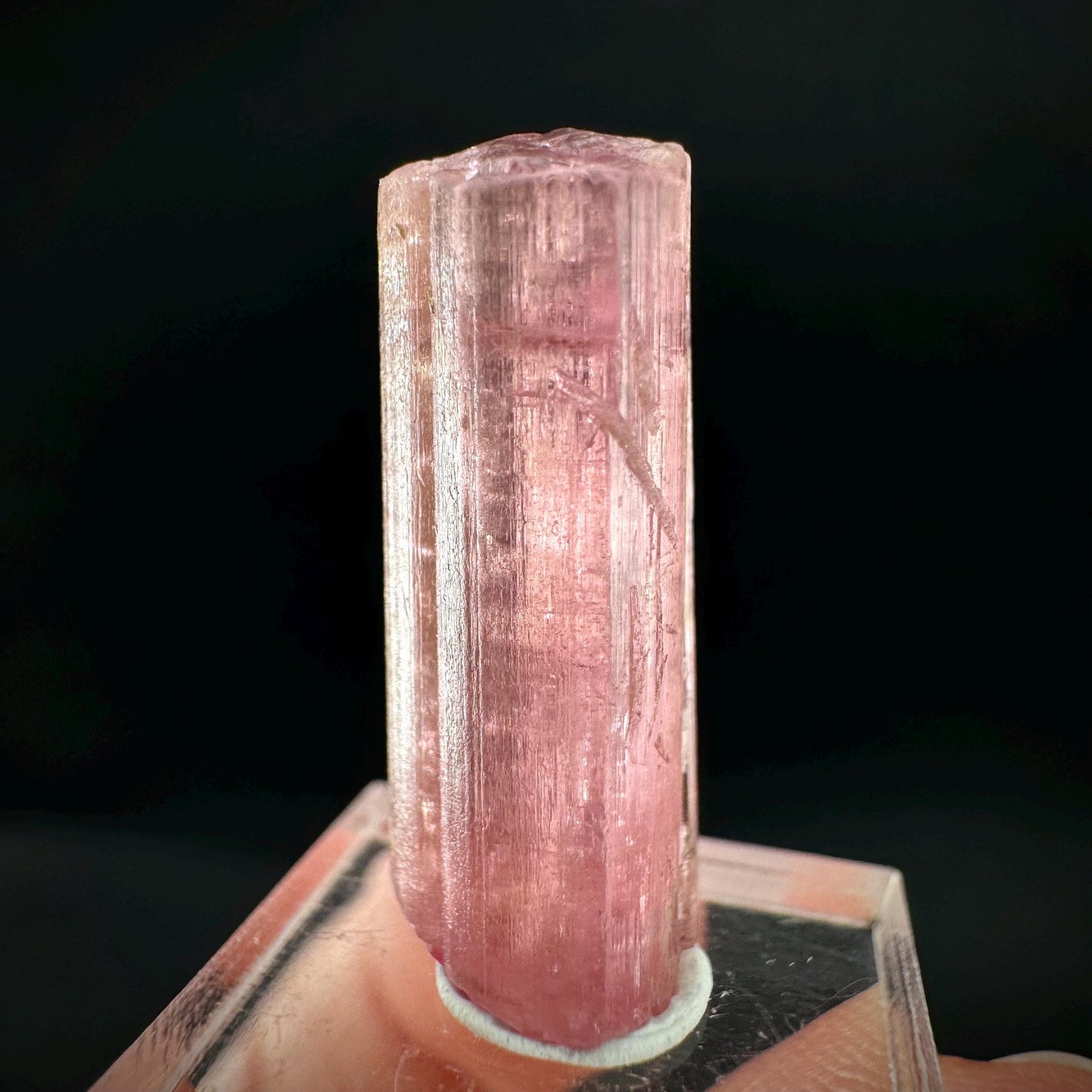 Elbaite Tourmaline | Pink Crystal, mineral specimen from Paprok