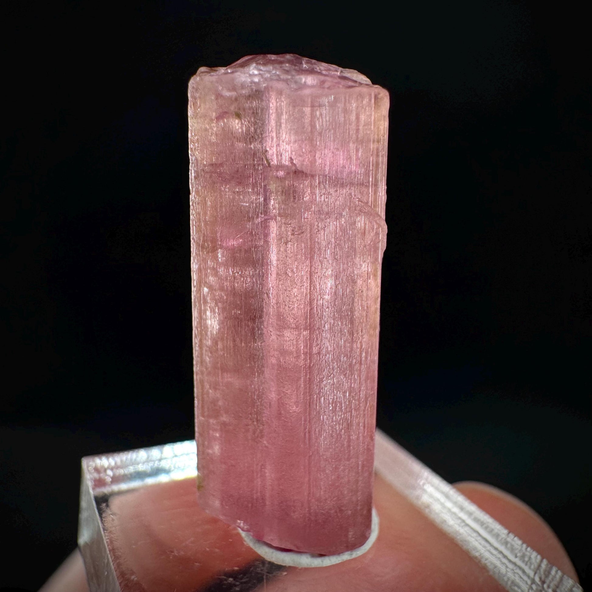 Elbaite Tourmaline | Pink Crystal, mineral specimen from Paprok