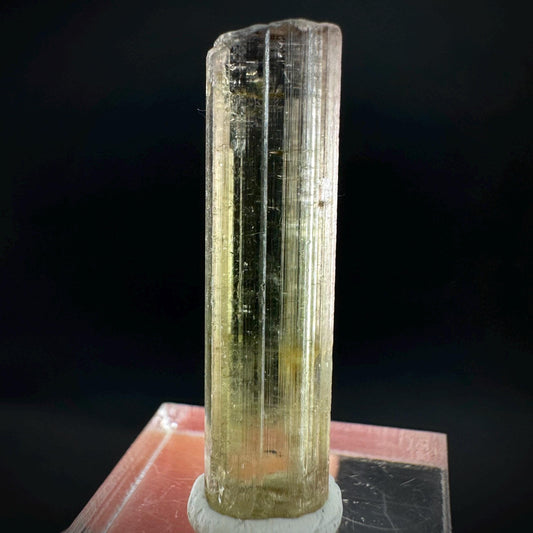 Elbaite Tourmaline | Green & Pink Crystal, mineral specimen from Paprok