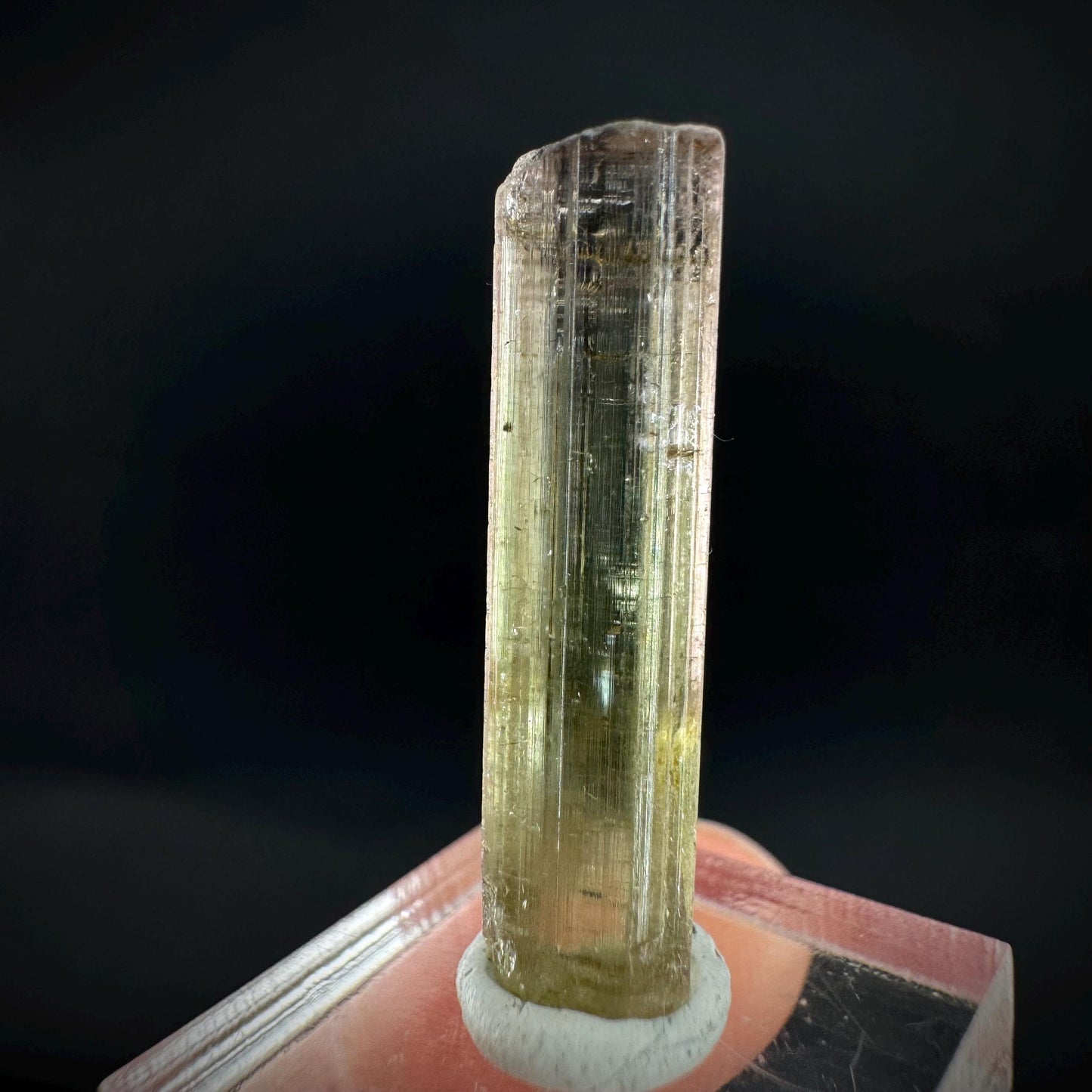 Elbaite Tourmaline | Green & Pink Crystal, mineral specimen from Paprok