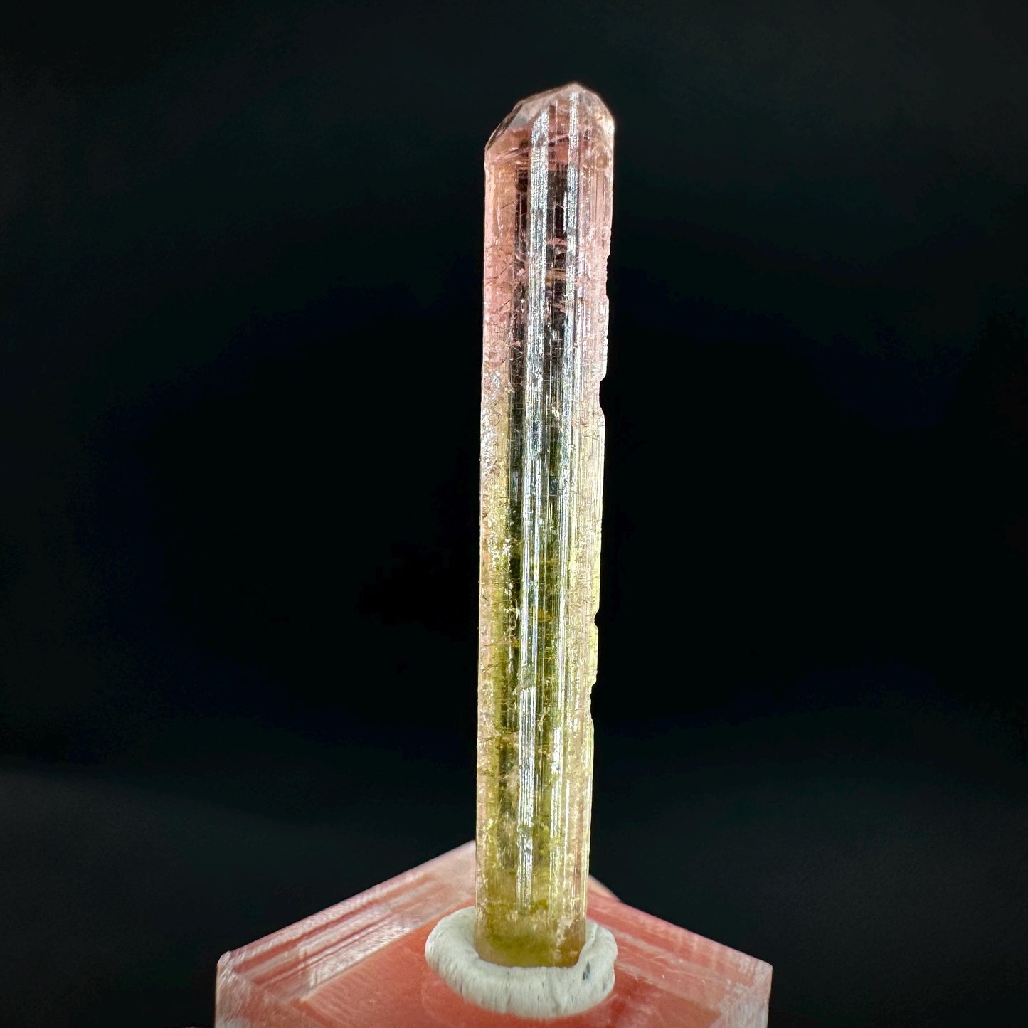 Watermelon Tourmaline | Green & Pink Elbaite Crystal, mineral specimen from Paprok