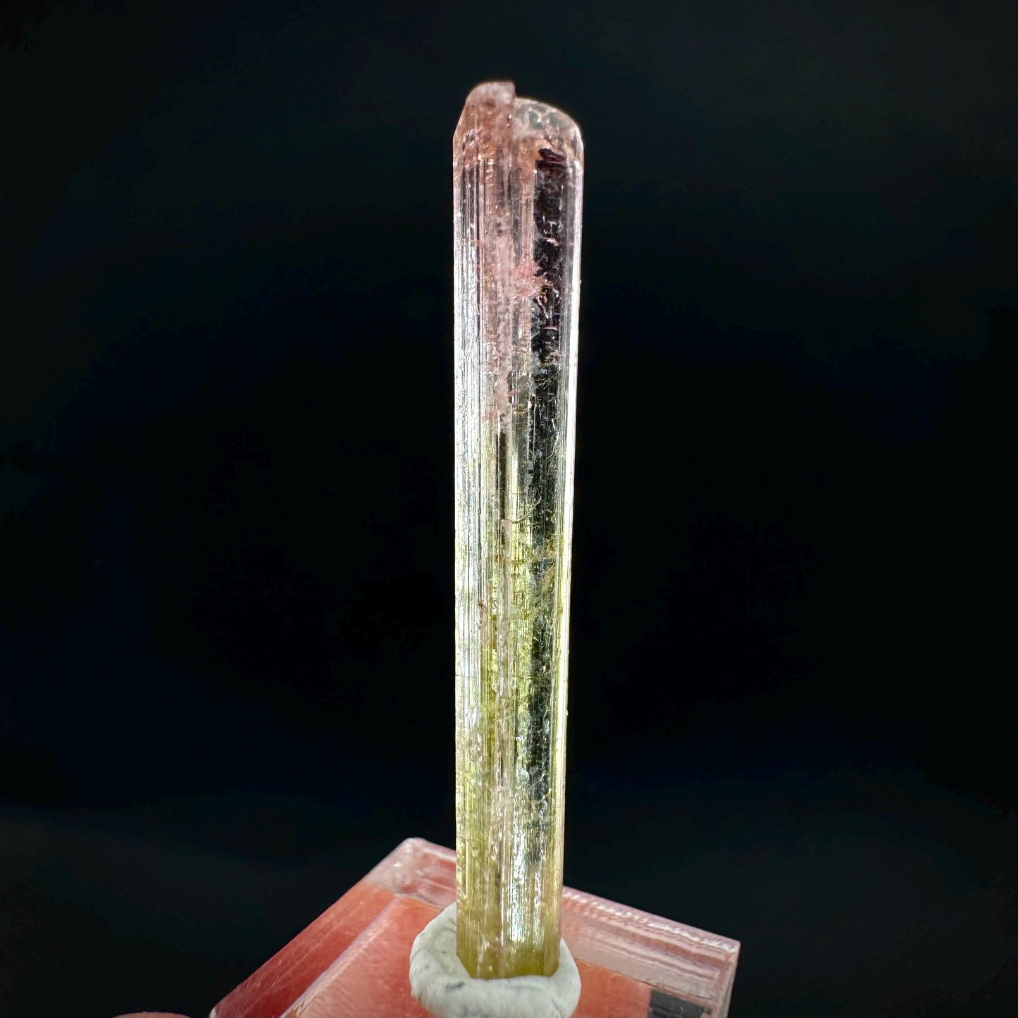 Watermelon Tourmaline | Green & Pink Elbaite Crystal, mineral specimen from Paprok