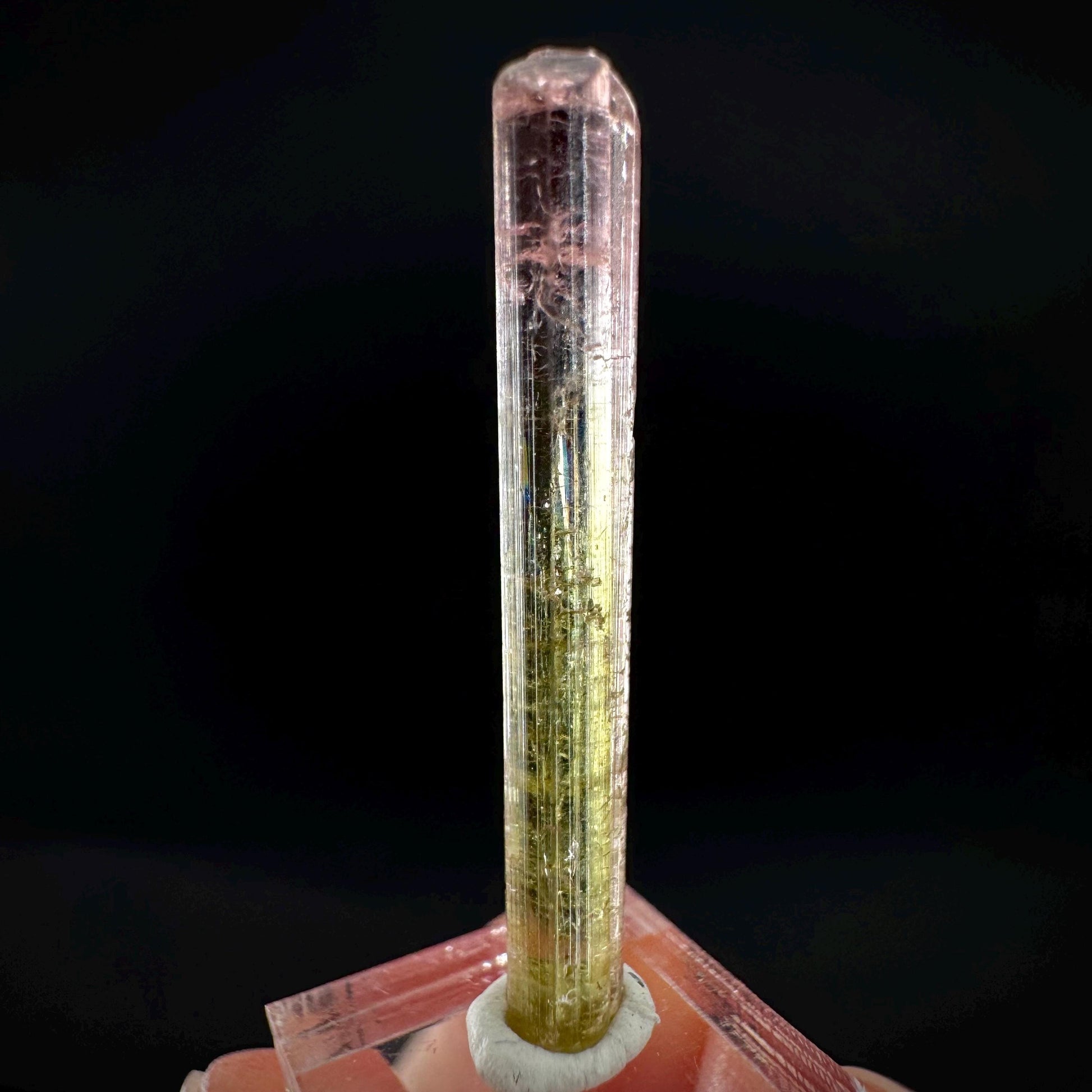 Watermelon Tourmaline | Green & Pink Elbaite Crystal, mineral specimen from Paprok