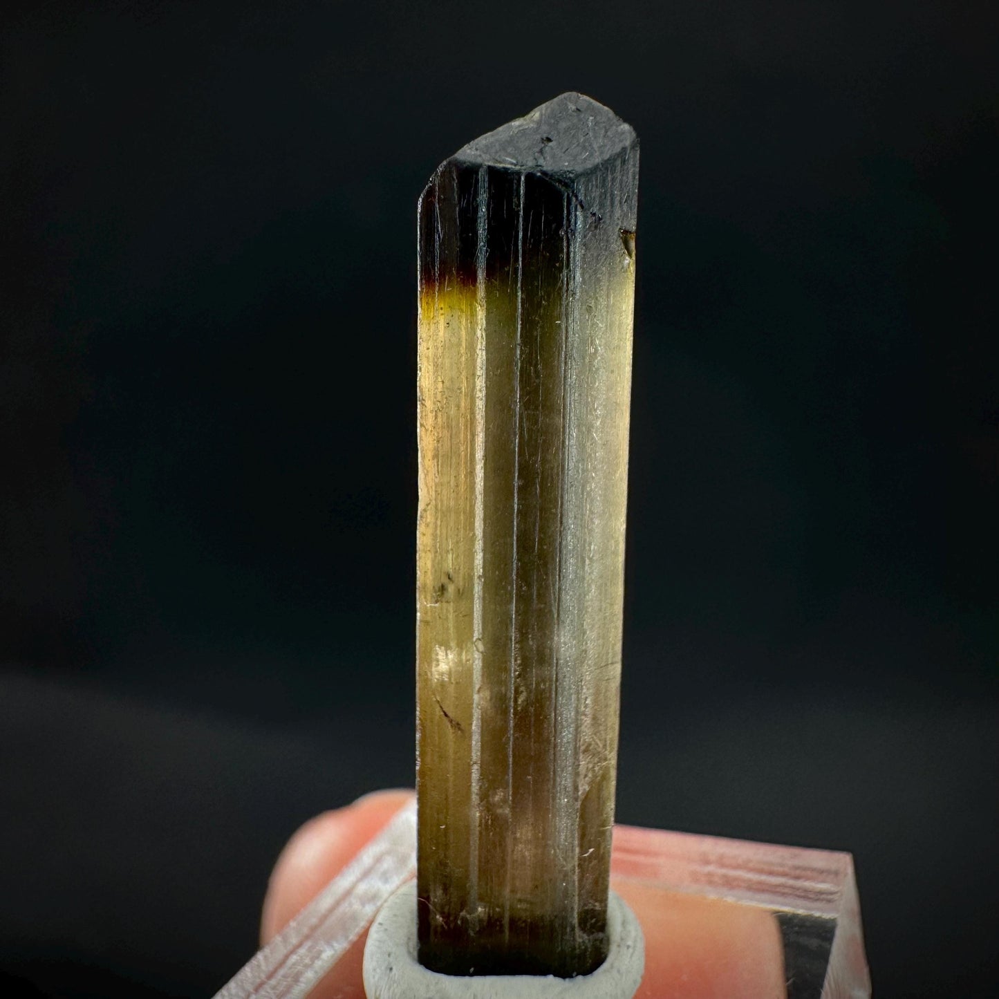 Elbaite Tourmaline | Green & Pink Crystal, mineral specimen from Paprok