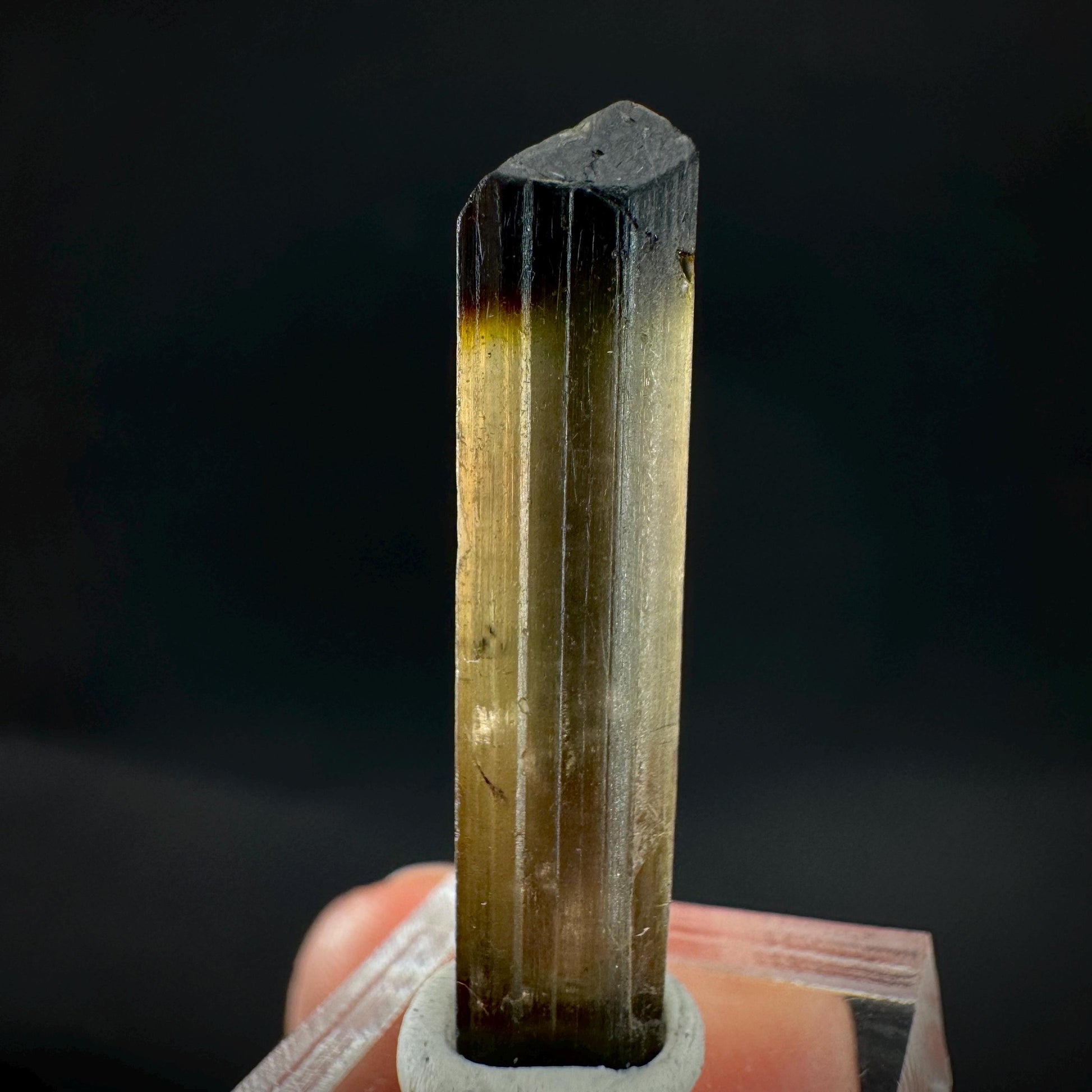 Elbaite Tourmaline | Green & Pink Crystal, mineral specimen from Paprok