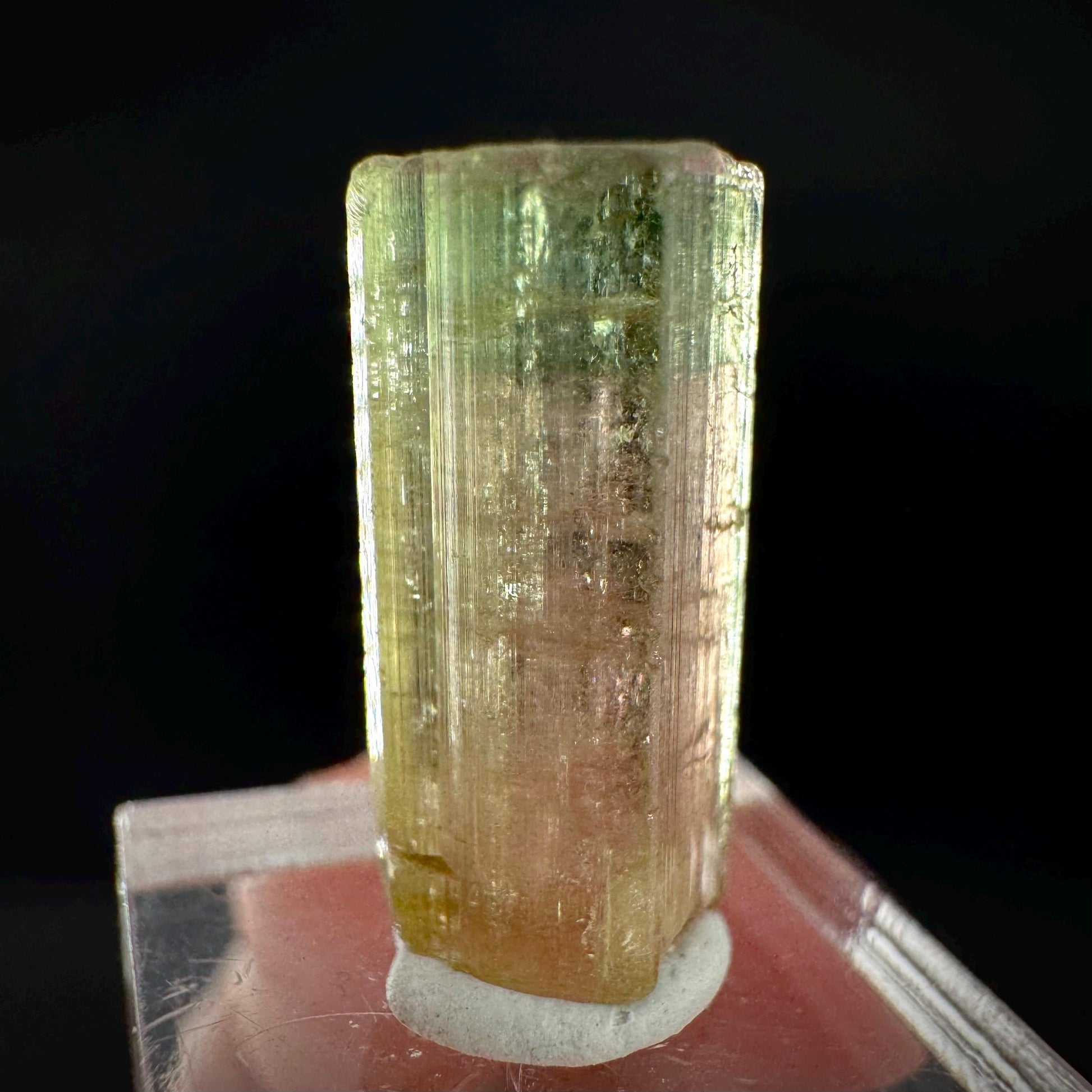 Watermelon Tourmaline | Green & Pink Elbaite Crystal, mineral specimen from Paprok