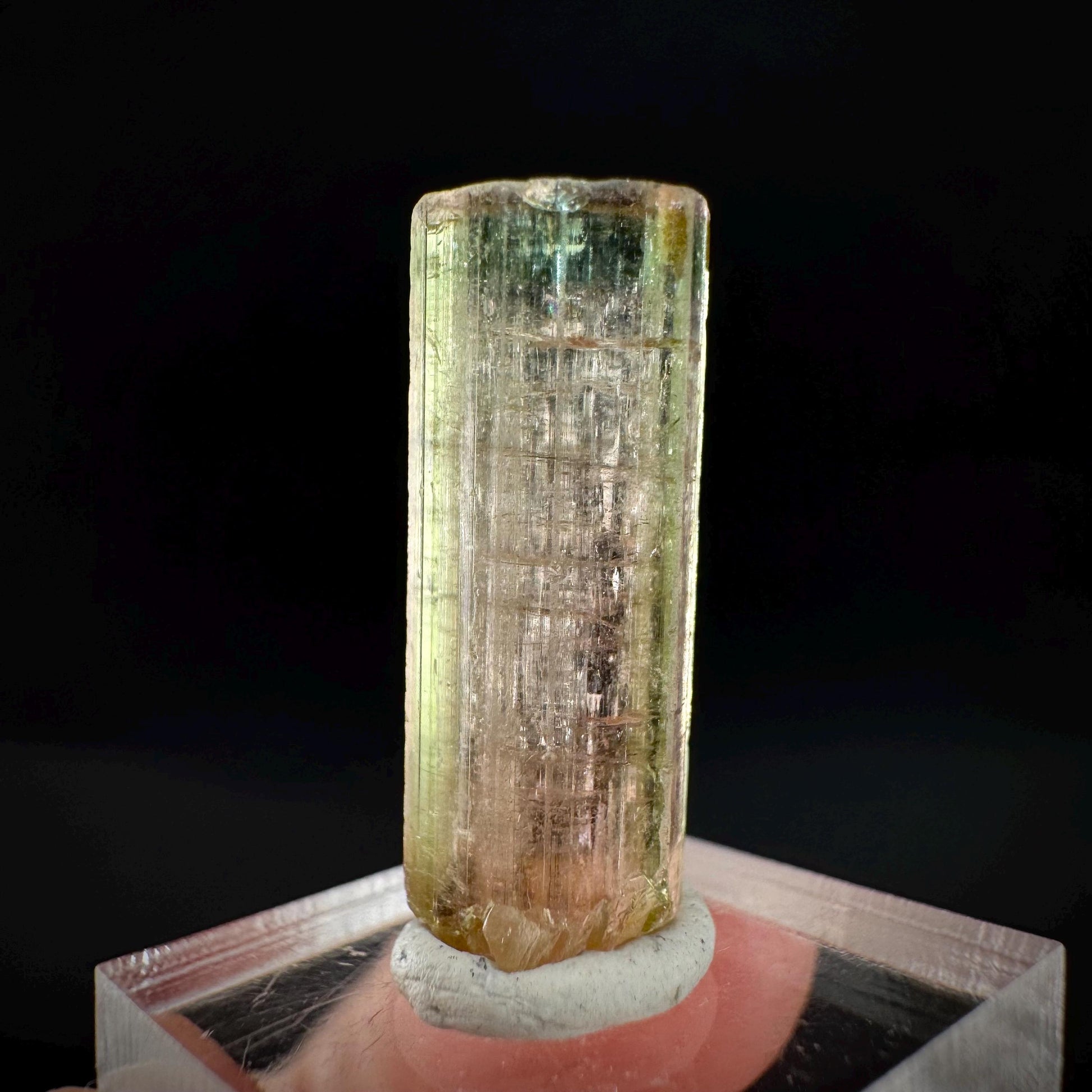 Watermelon Tourmaline | Green & Pink Elbaite Crystal, mineral specimen from Paprok