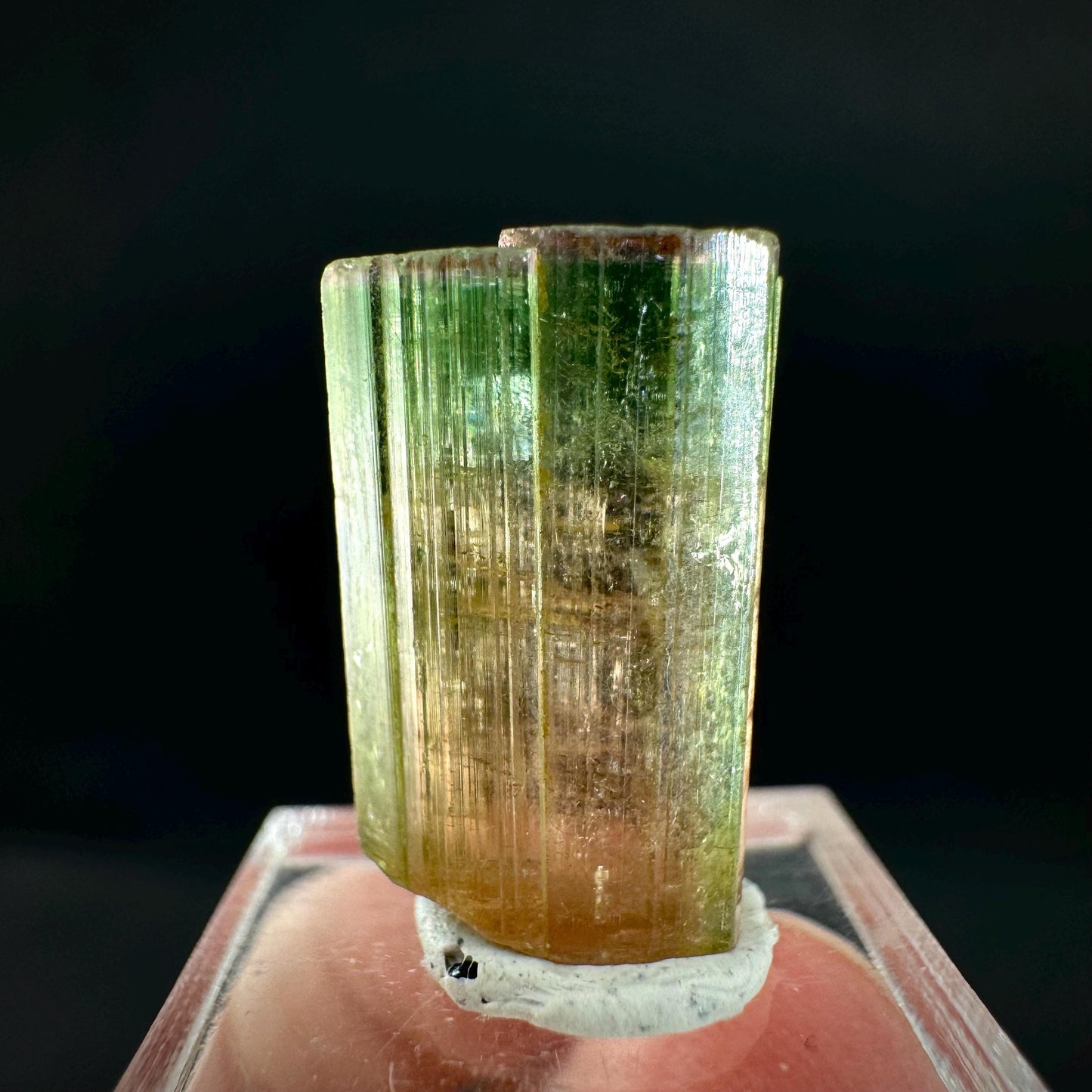 Watermelon Tourmaline | Green & Pink Elbaite Crystal, mineral specimen from Paprok