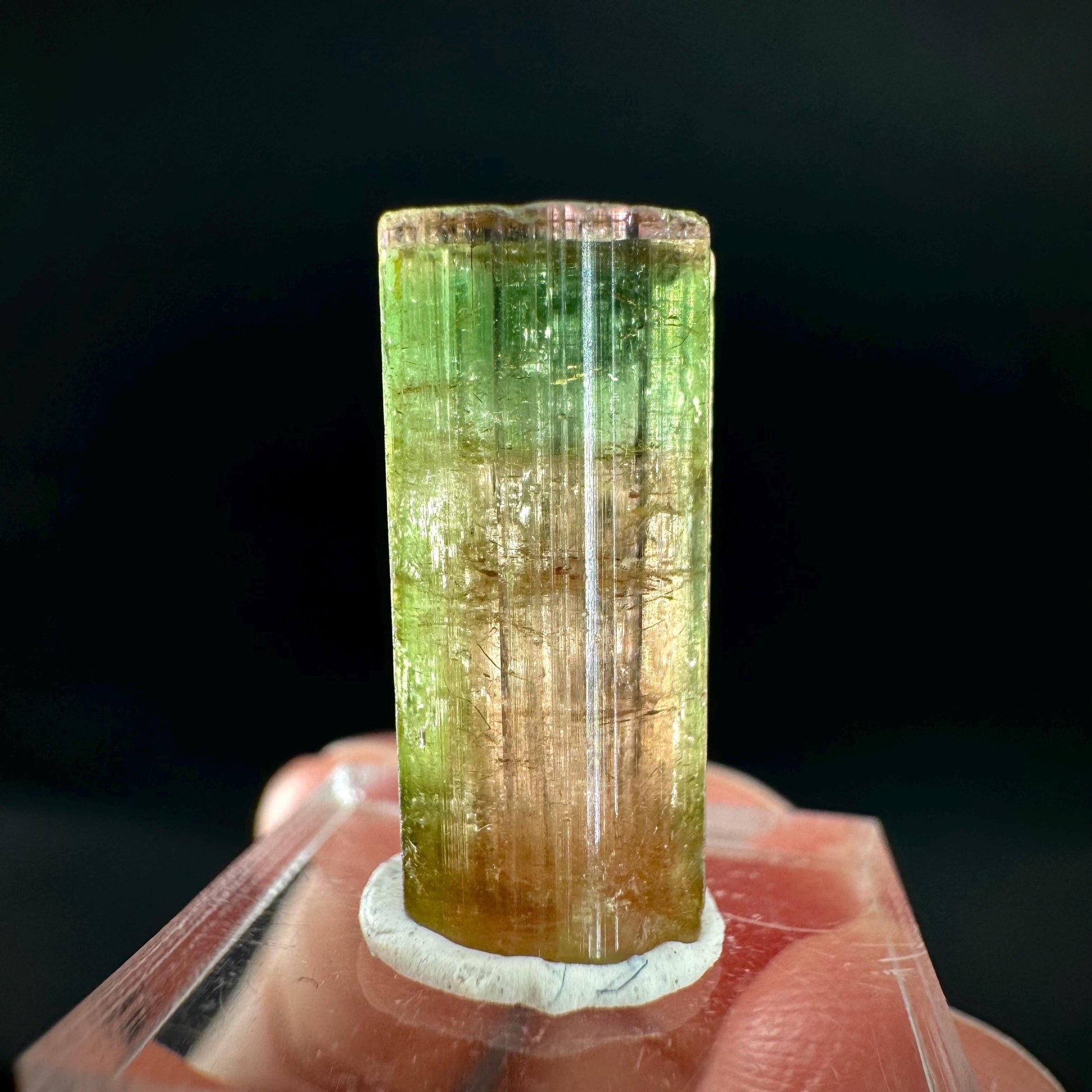 Watermelon Tourmaline | Green & Pink Elbaite Crystal, mineral specimen from Paprok