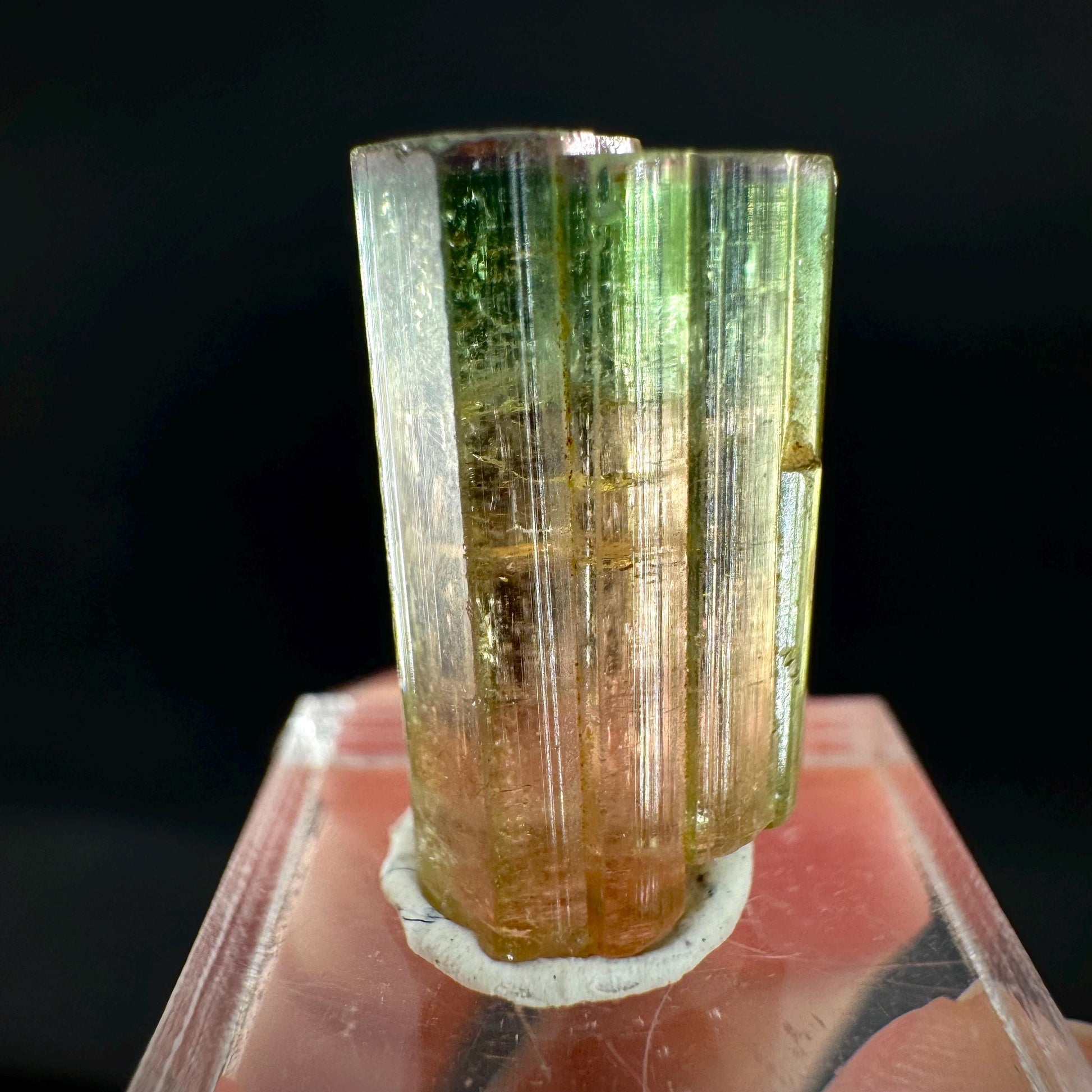 Watermelon Tourmaline | Green & Pink Elbaite Crystal, mineral specimen from Paprok