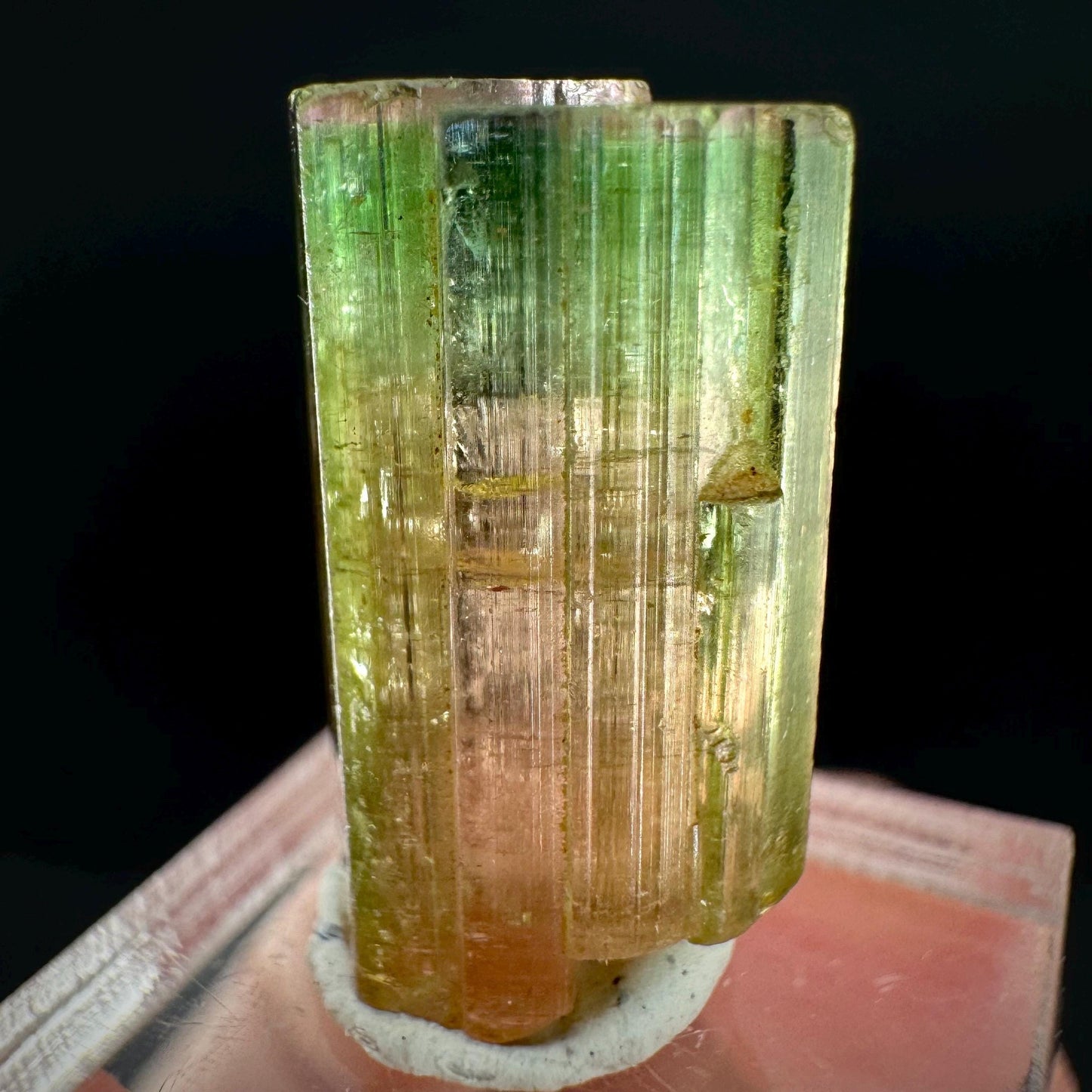 Watermelon Tourmaline | Green & Pink Elbaite Crystal, mineral specimen from Paprok