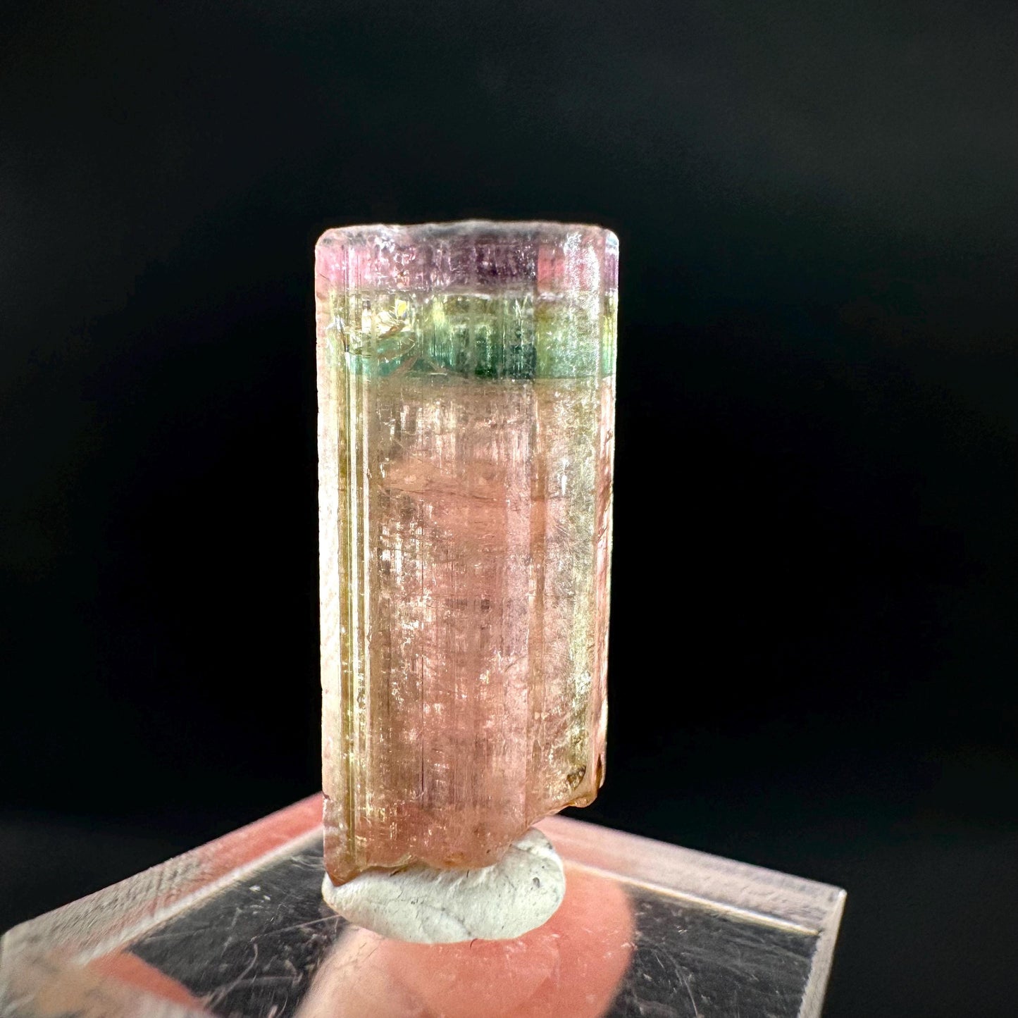 Watermelon Tourmaline | Green & Pink Elbaite Crystal, mineral specimen from Paprok