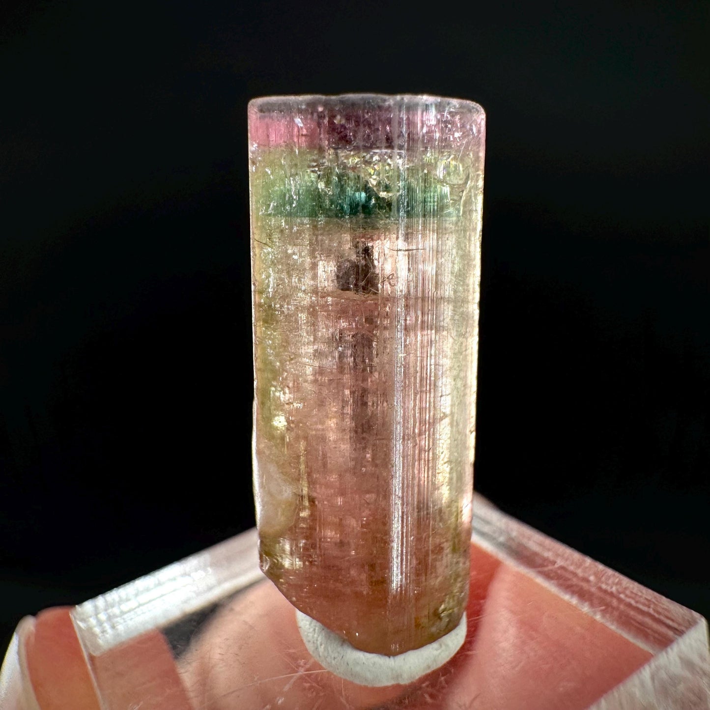 Watermelon Tourmaline | Green & Pink Elbaite Crystal, mineral specimen from Paprok