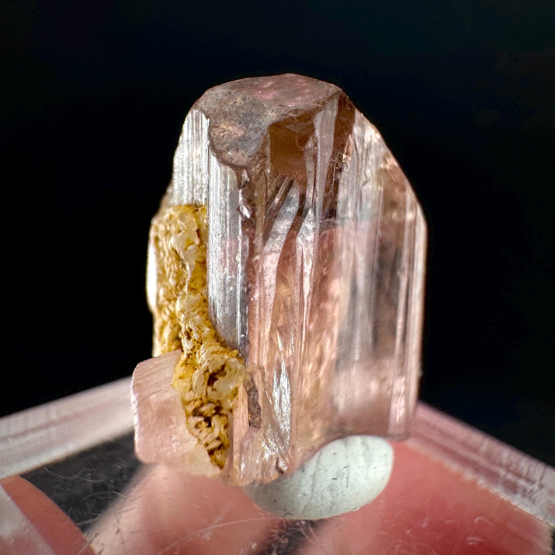 Elbaite Tourmaline | Pink Crystal, mineral specimen from Paprok