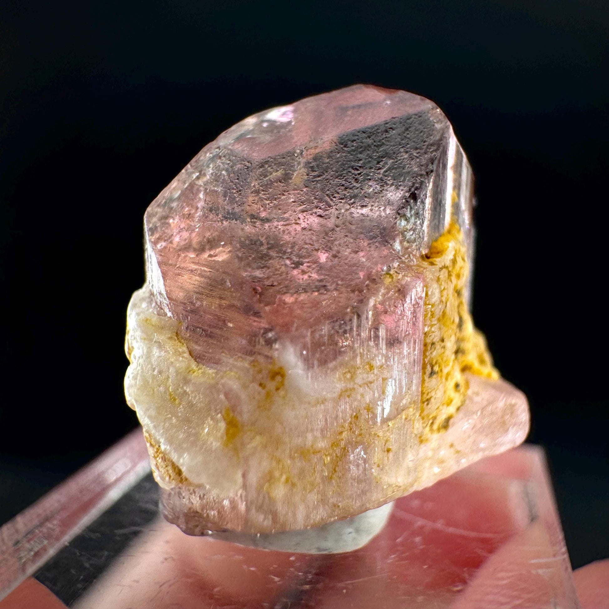Elbaite Tourmaline | Pink Crystal, mineral specimen from Paprok