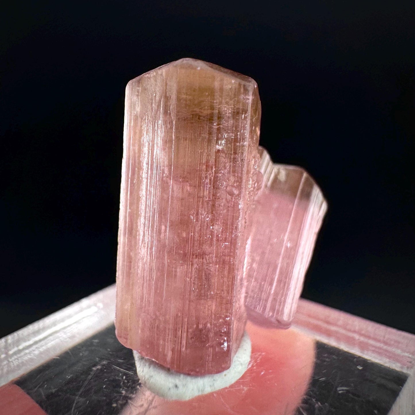 Elbaite Tourmaline | Pink Crystal, mineral specimen from Paprok