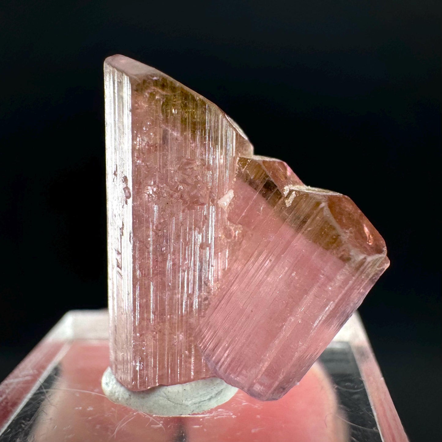 Elbaite Tourmaline | Pink Crystal, mineral specimen from Paprok