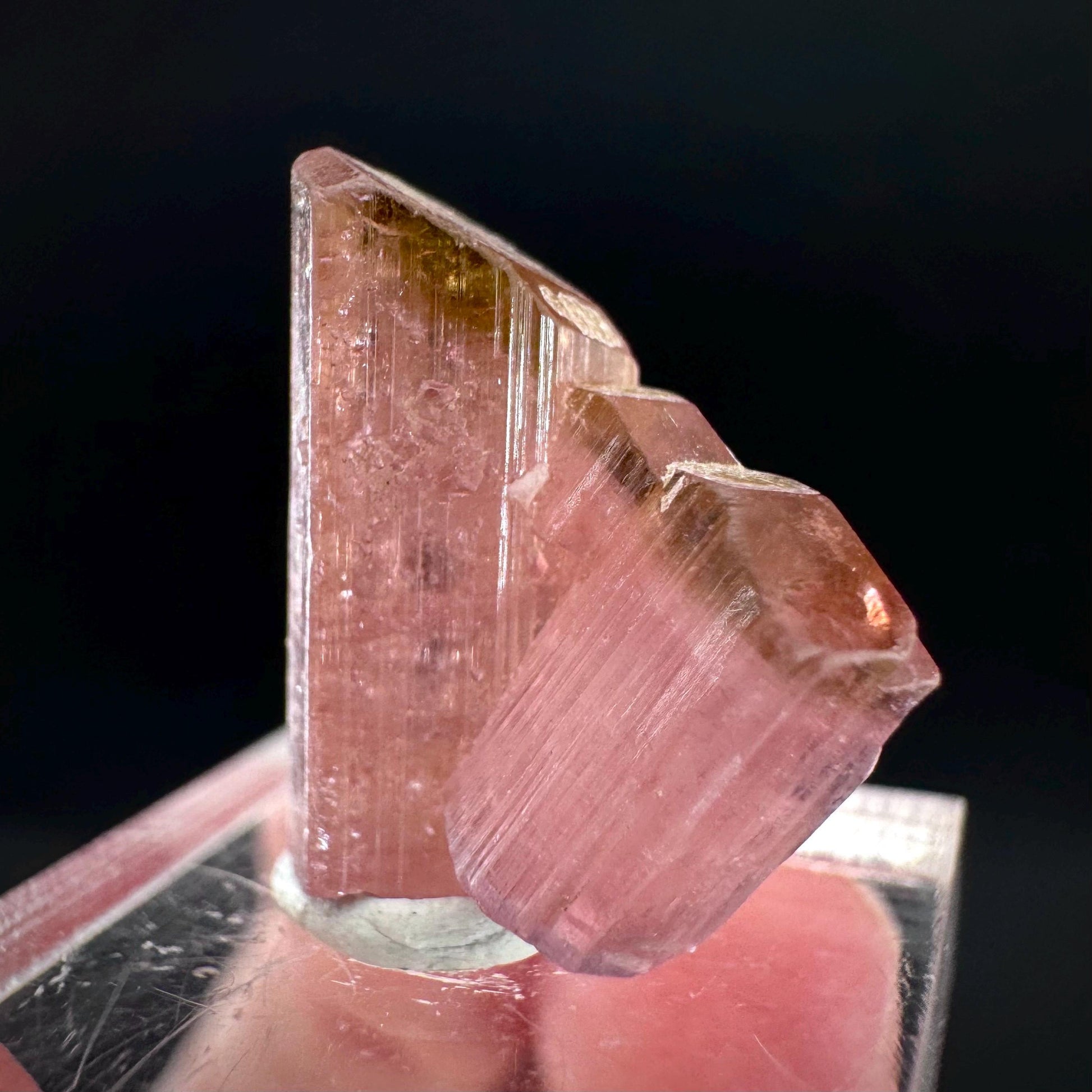 Elbaite Tourmaline | Pink Crystal, mineral specimen from Paprok