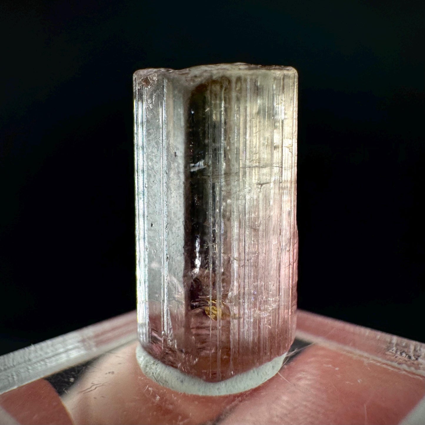 Watermelon Tourmaline | Green & Pink Elbaite Crystal, mineral specimen from Paprok
