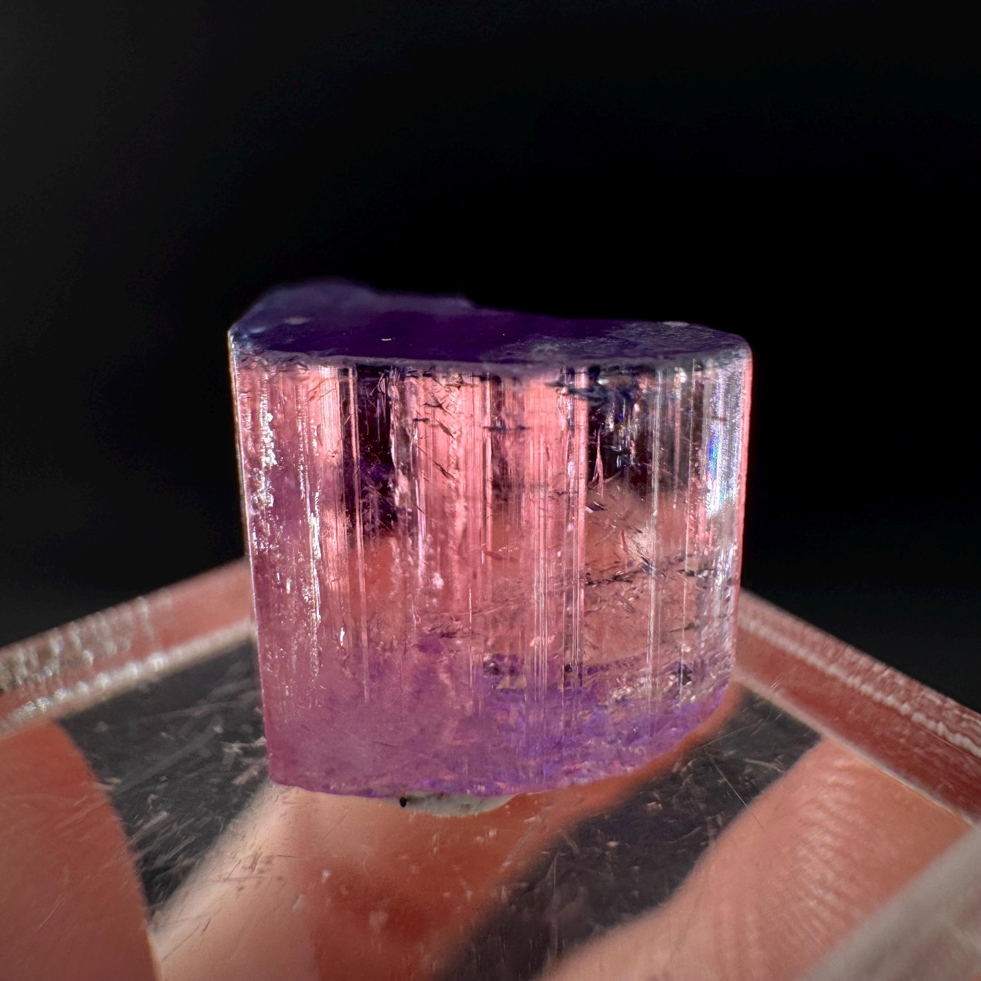 Elbaite Tourmaline | Pink & Purple Crystal, mineral specimen from Paprok