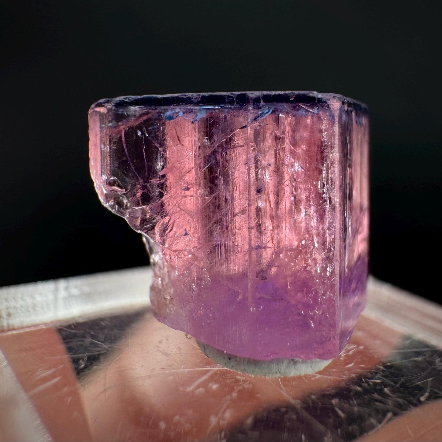 Elbaite Tourmaline | Pink & Purple Crystal, mineral specimen from Paprok