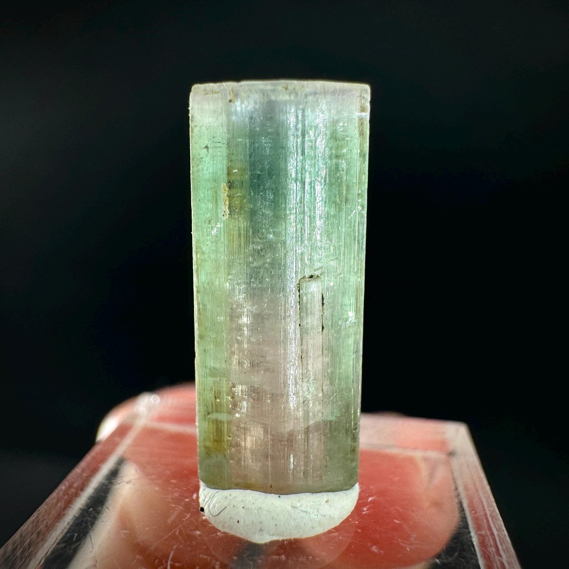 Watermelon Tourmaline | Green & Pink Elbaite Crystal, mineral specimen from Paprok