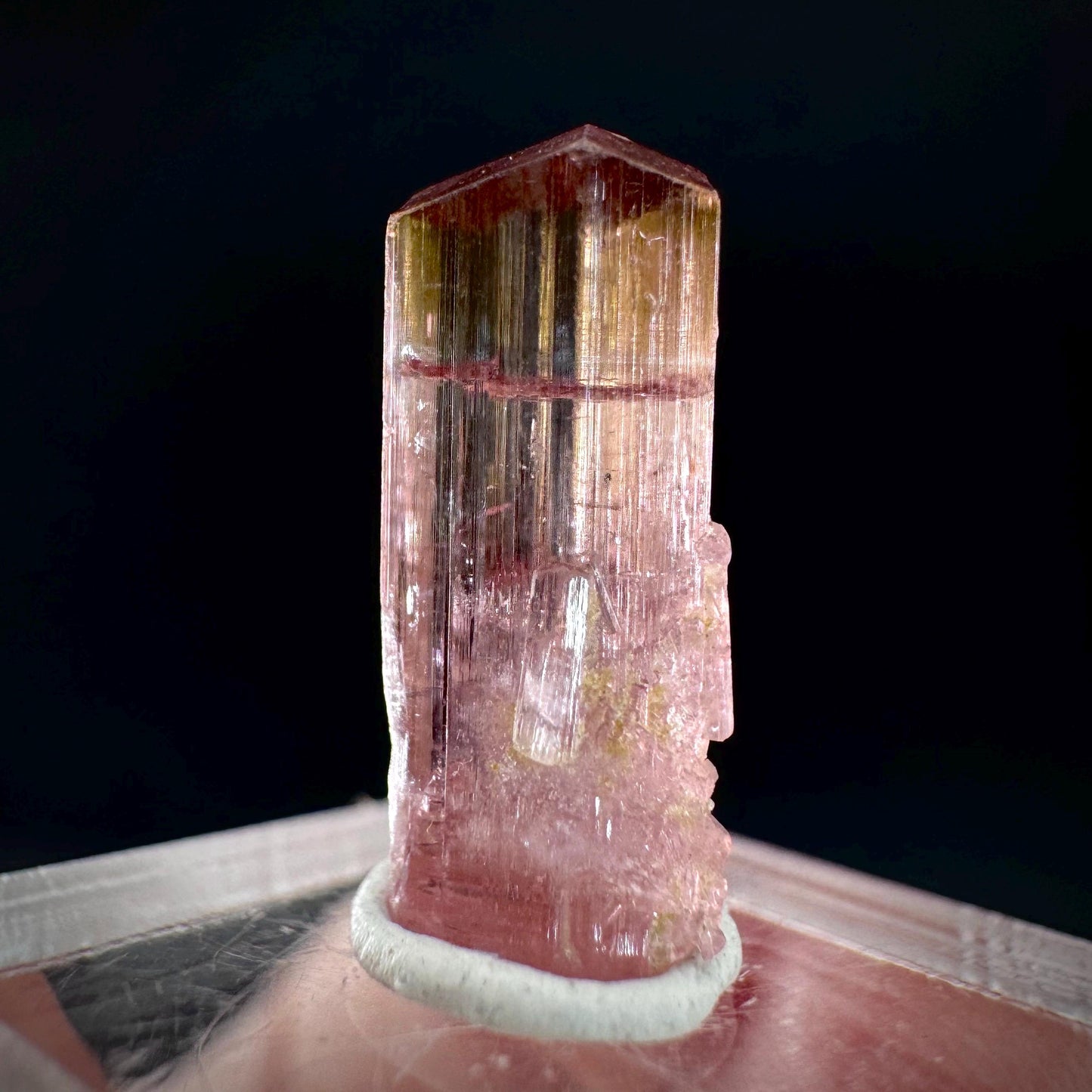 Elbaite Tourmaline | Pink Crystal, mineral specimen from Paprok