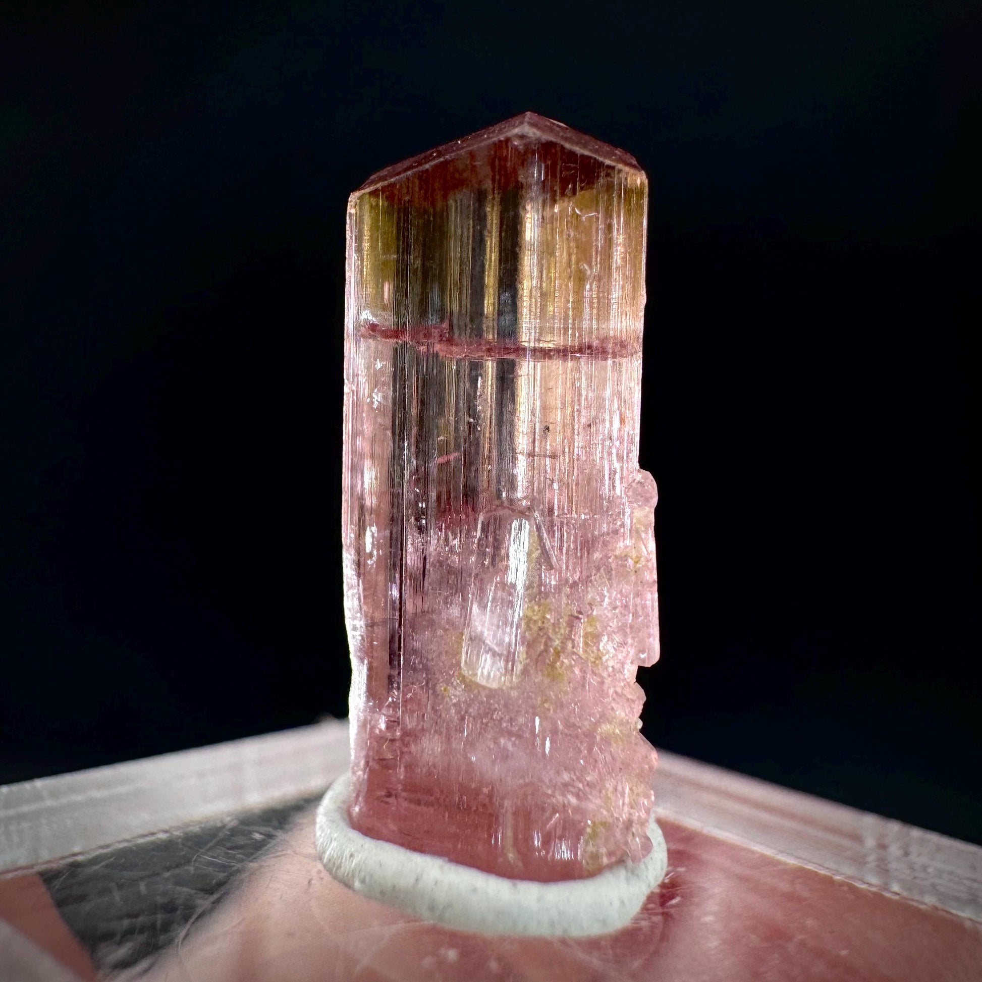 Elbaite Tourmaline | Pink Crystal, mineral specimen from Paprok